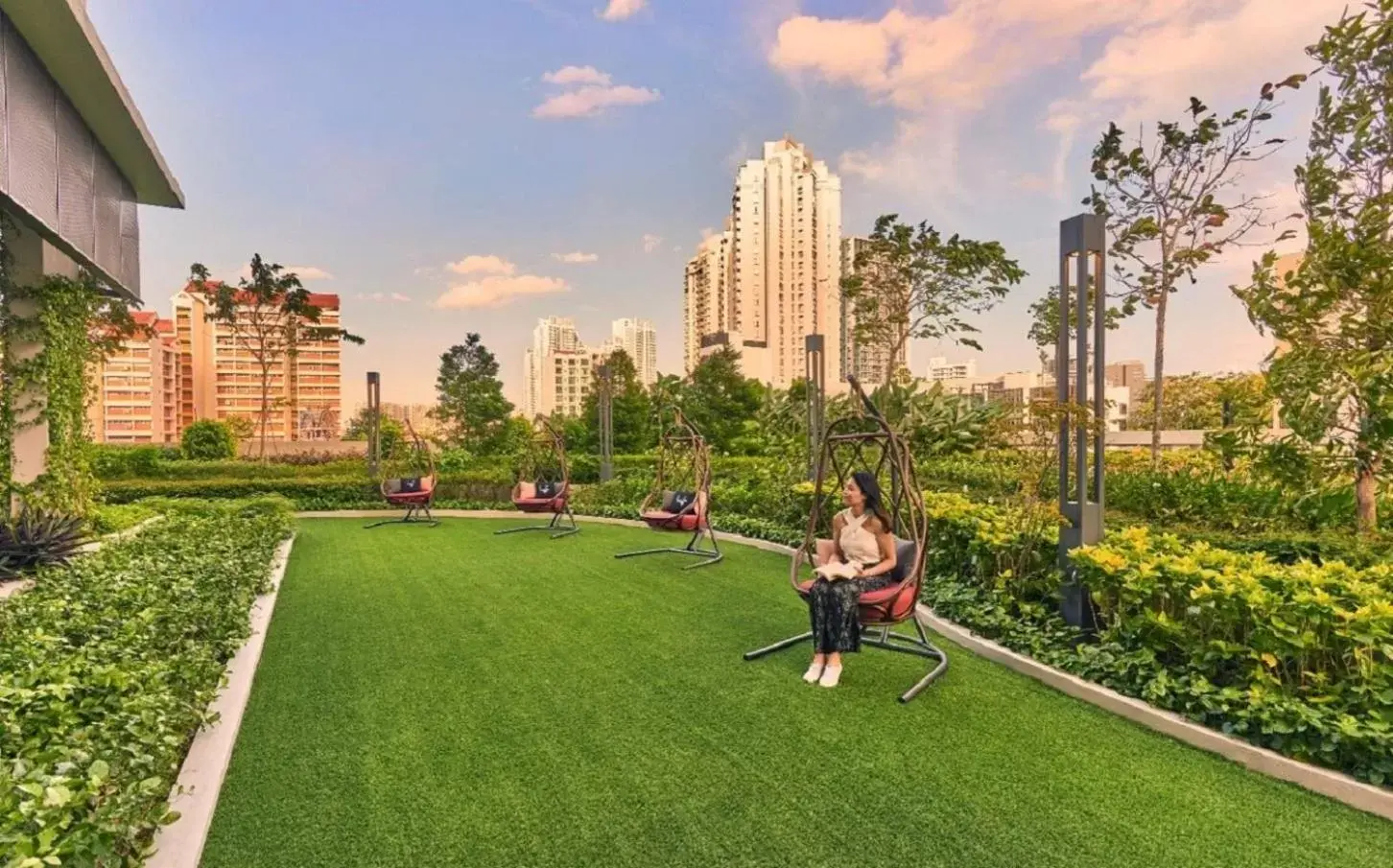 Garden in lyf Farrer Park Singapore