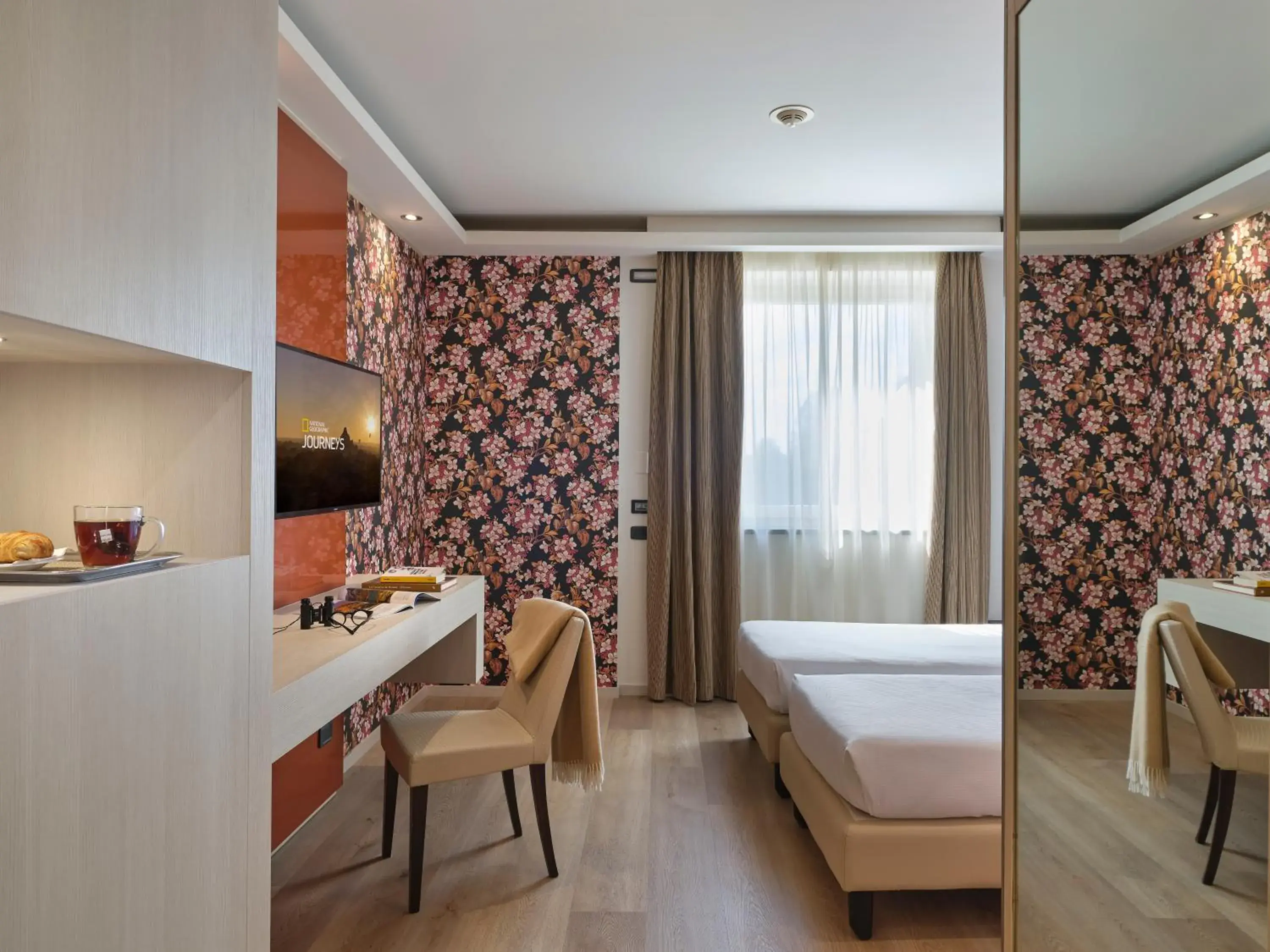 Bedroom in Winter Garden Hotel Bergamo Airport
