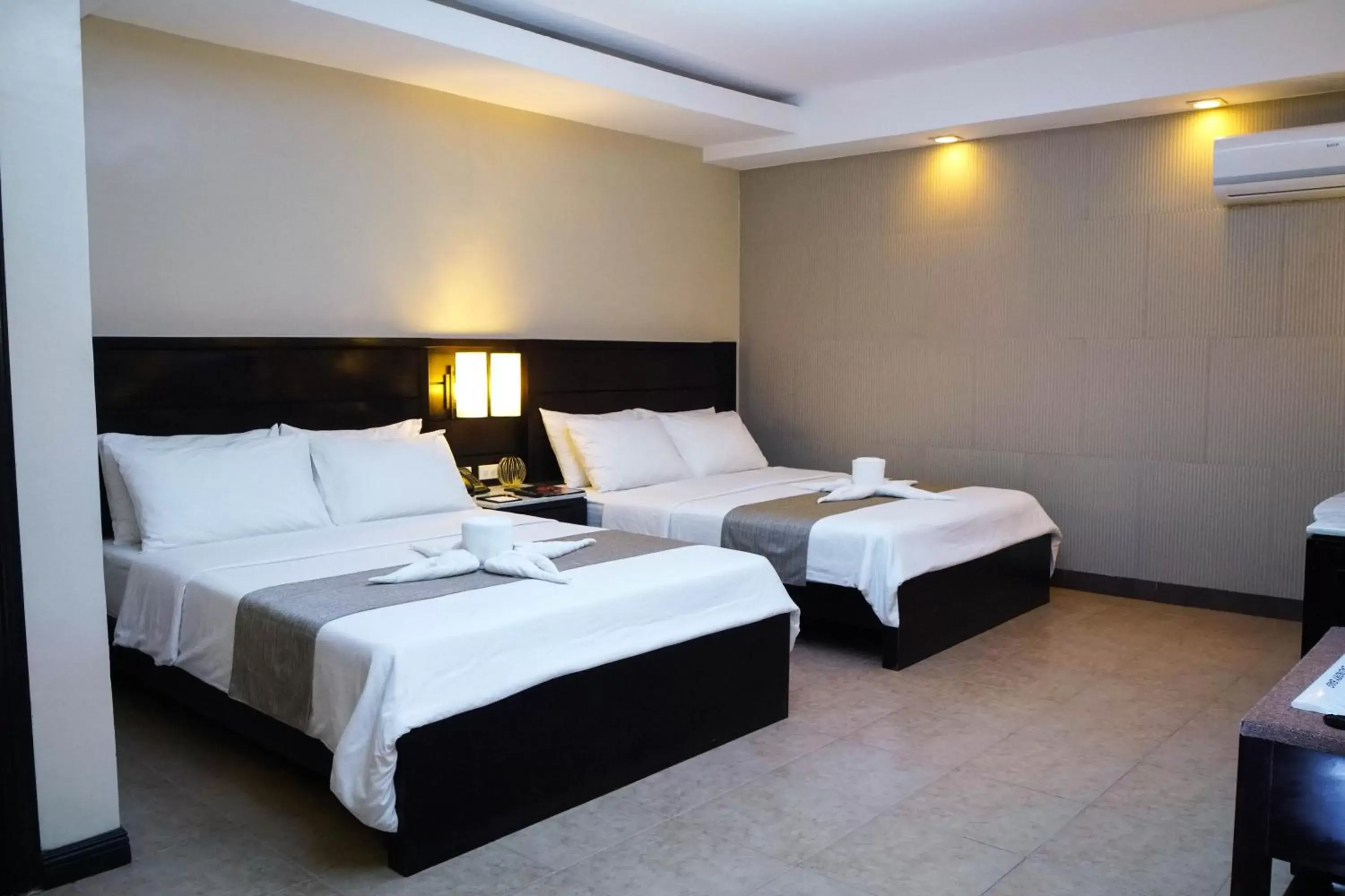 Bed in Coron Westown Resort