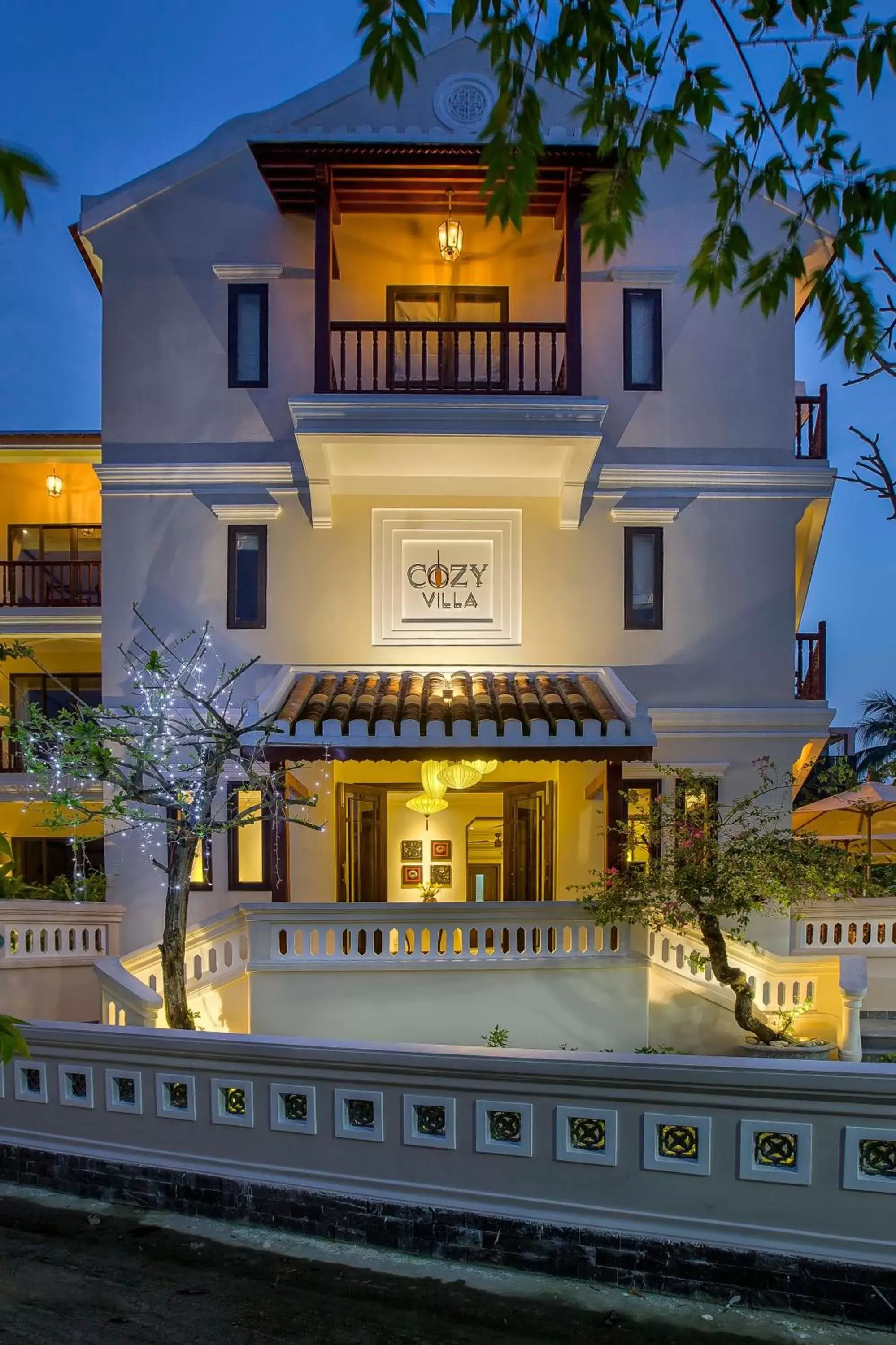 Facade/entrance, Property Building in Cozy Hoian Villas Boutique Hotel