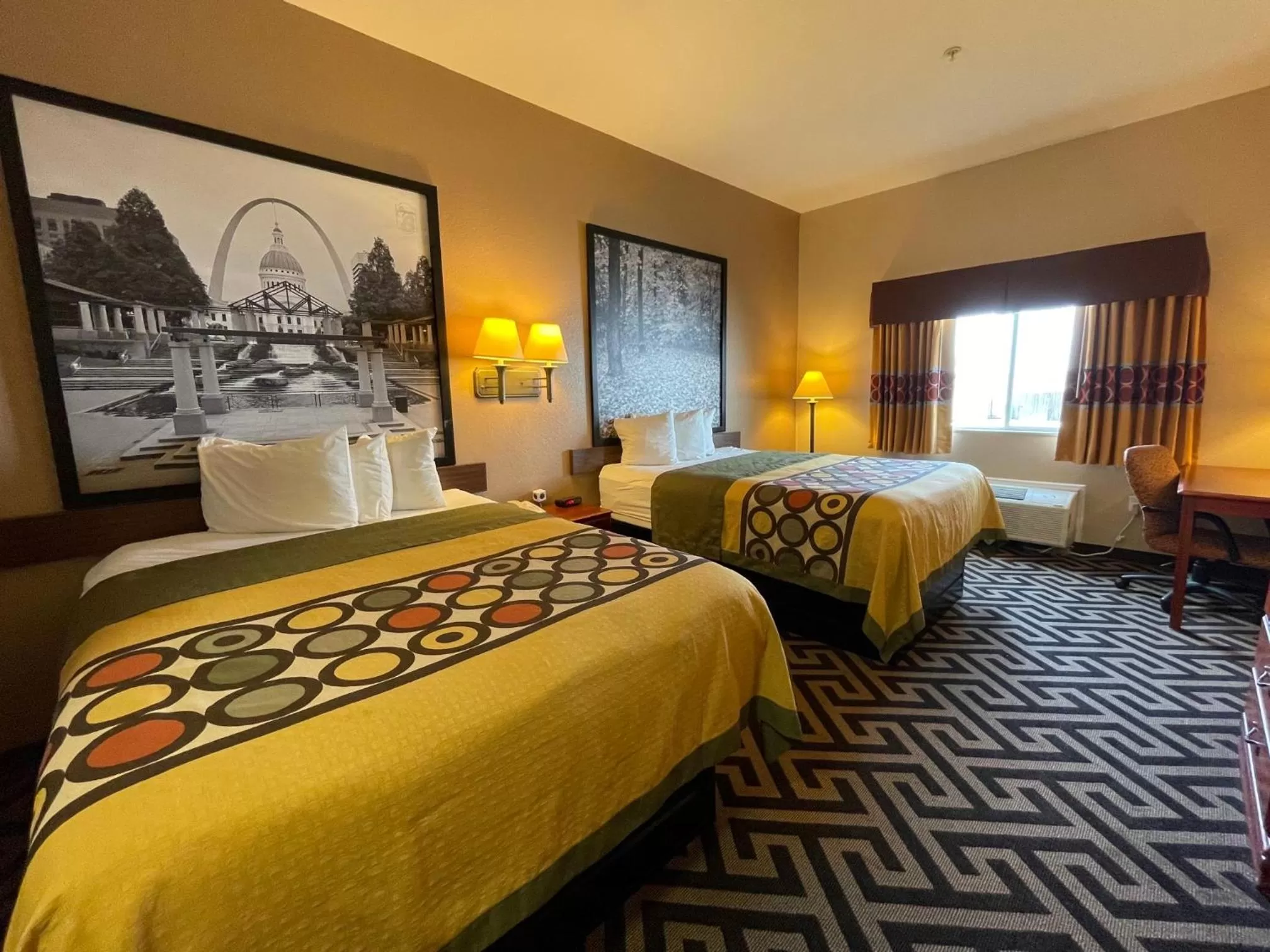 Bed in Super 8 by Wyndham Rolla