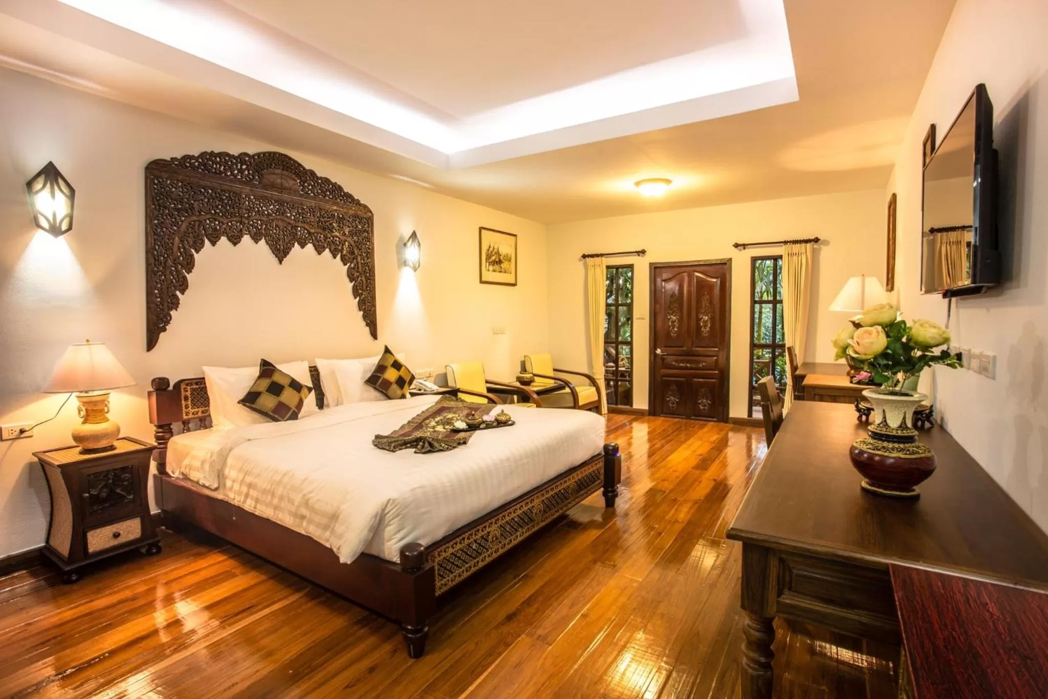 Bed in Pingdoi Hualin Boutique Hotel