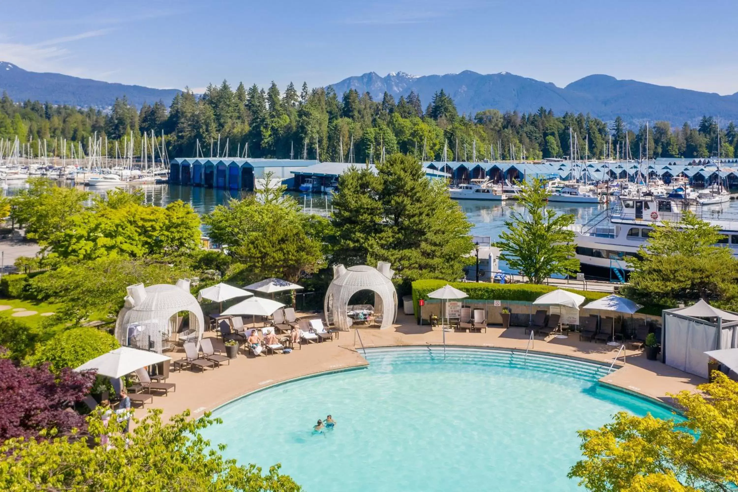 Swimming pool, Pool View in The Westin Bayshore, Vancouver