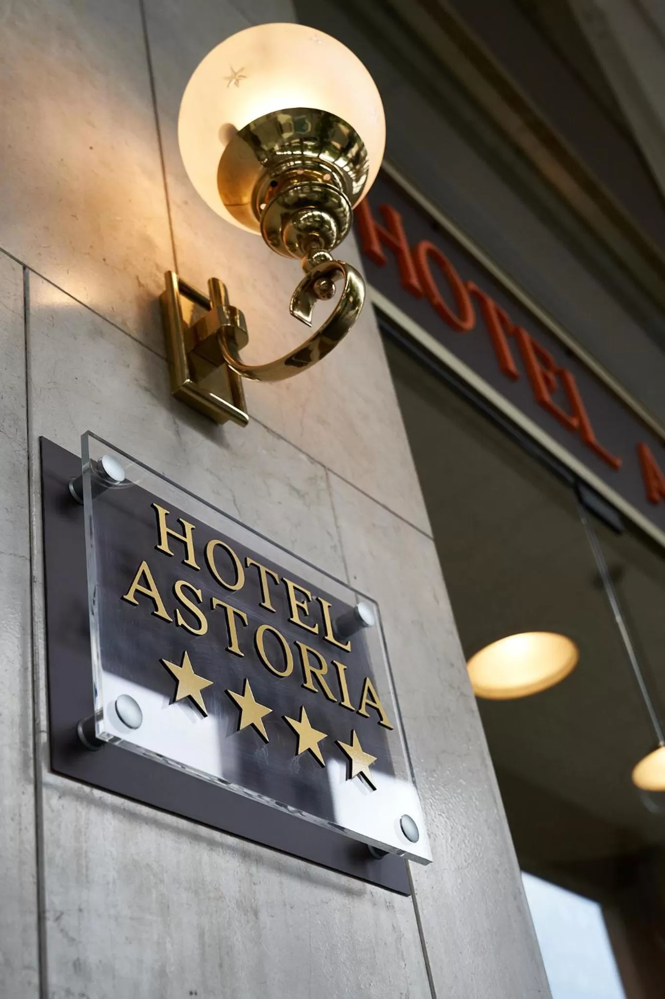 Property logo or sign in Hotel Astoria