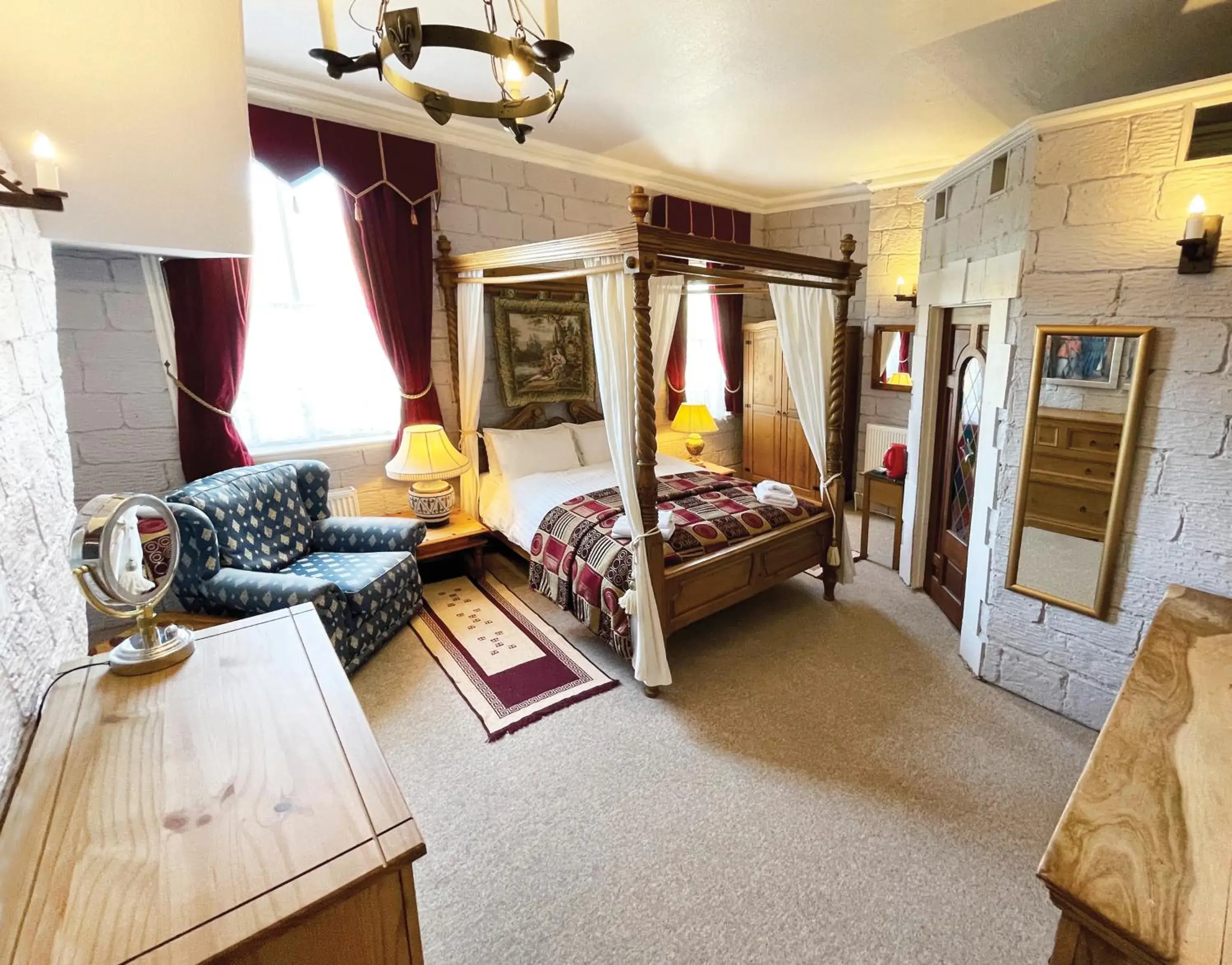 Bedroom in Dukes Folly Hotel