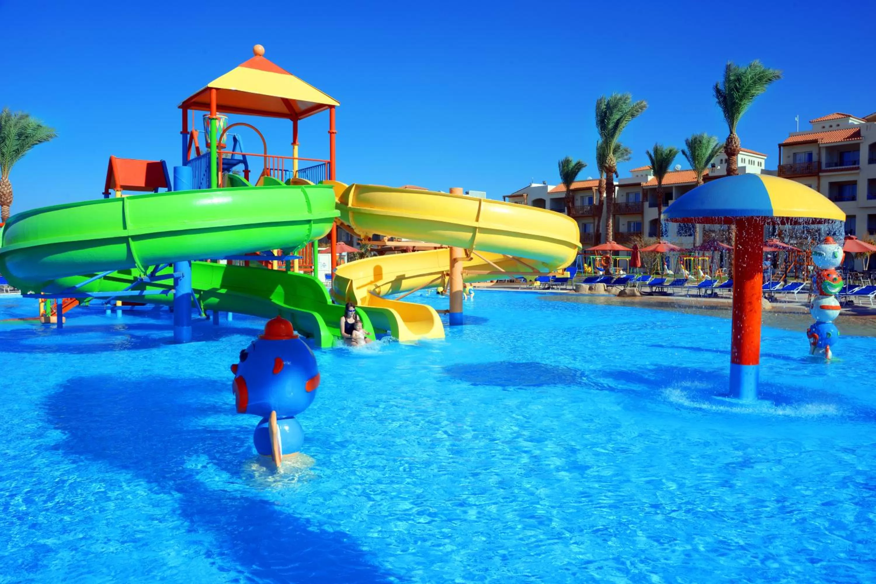 Aqua park in Pickalbatros Dana Beach Resort - Aqua Park