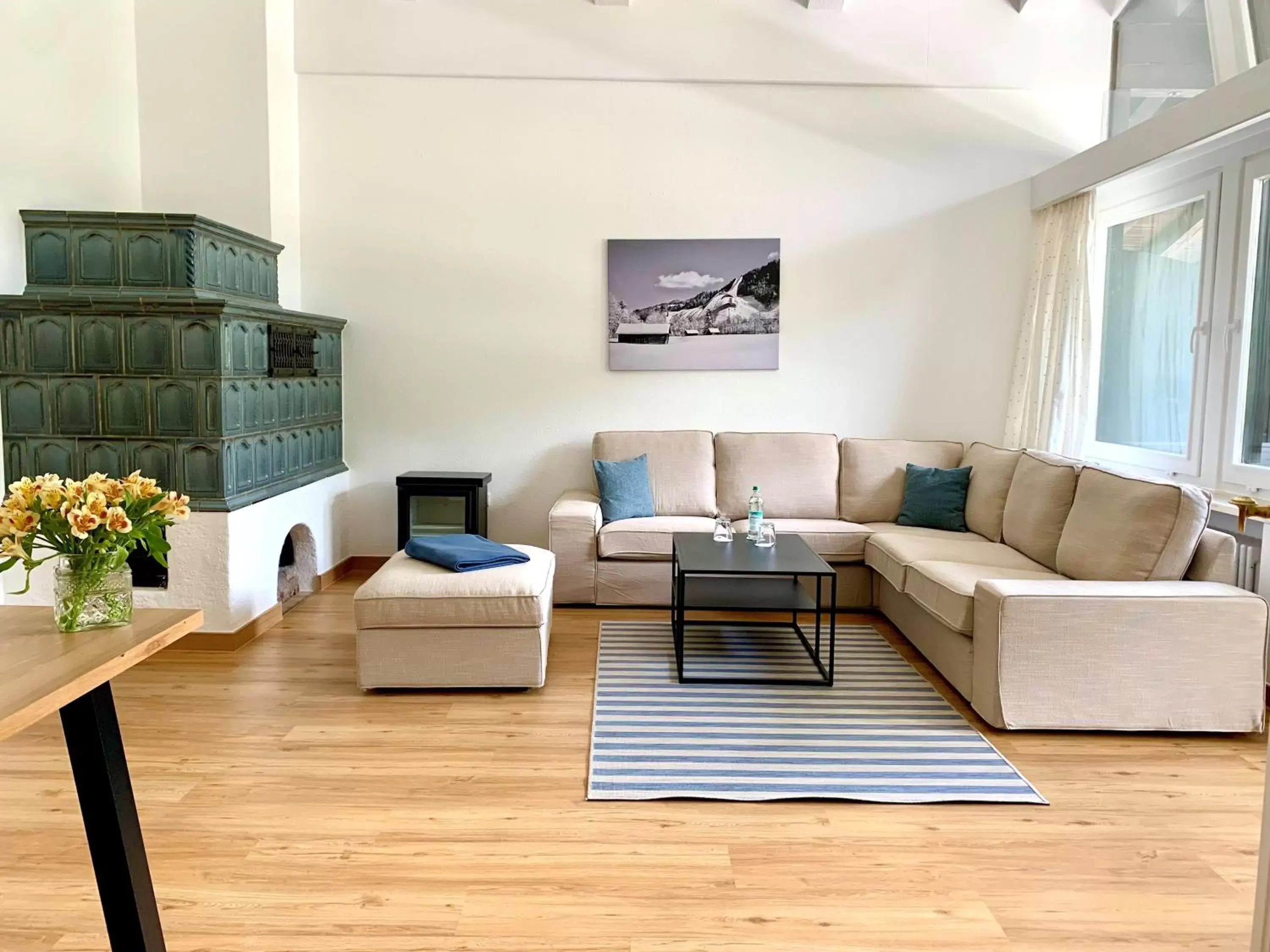 Living room, Seating Area in Seehaus Riessersee