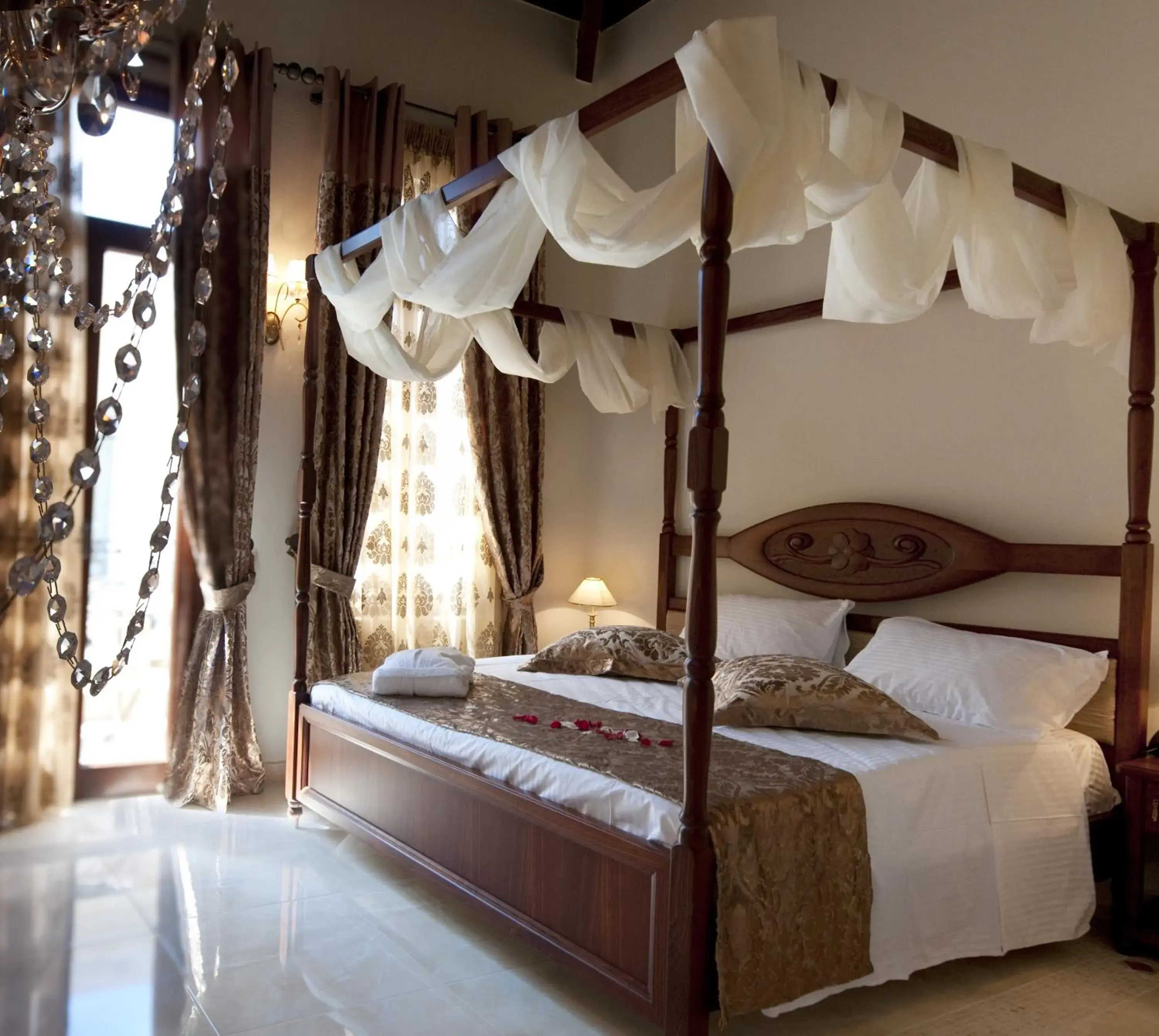 Bed in Antica Dimora Suites