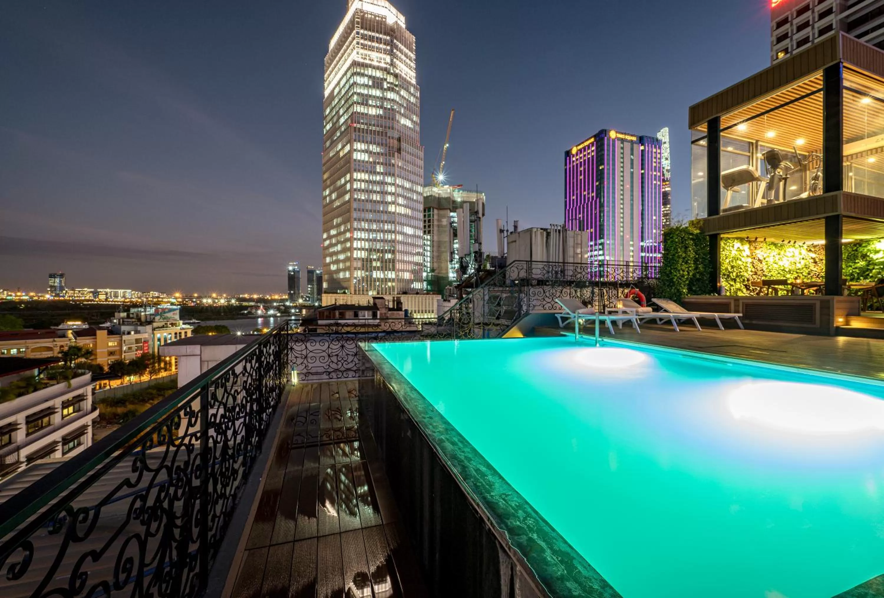 Swimming pool in Icon Saigon - LifeStyle Design Hotel