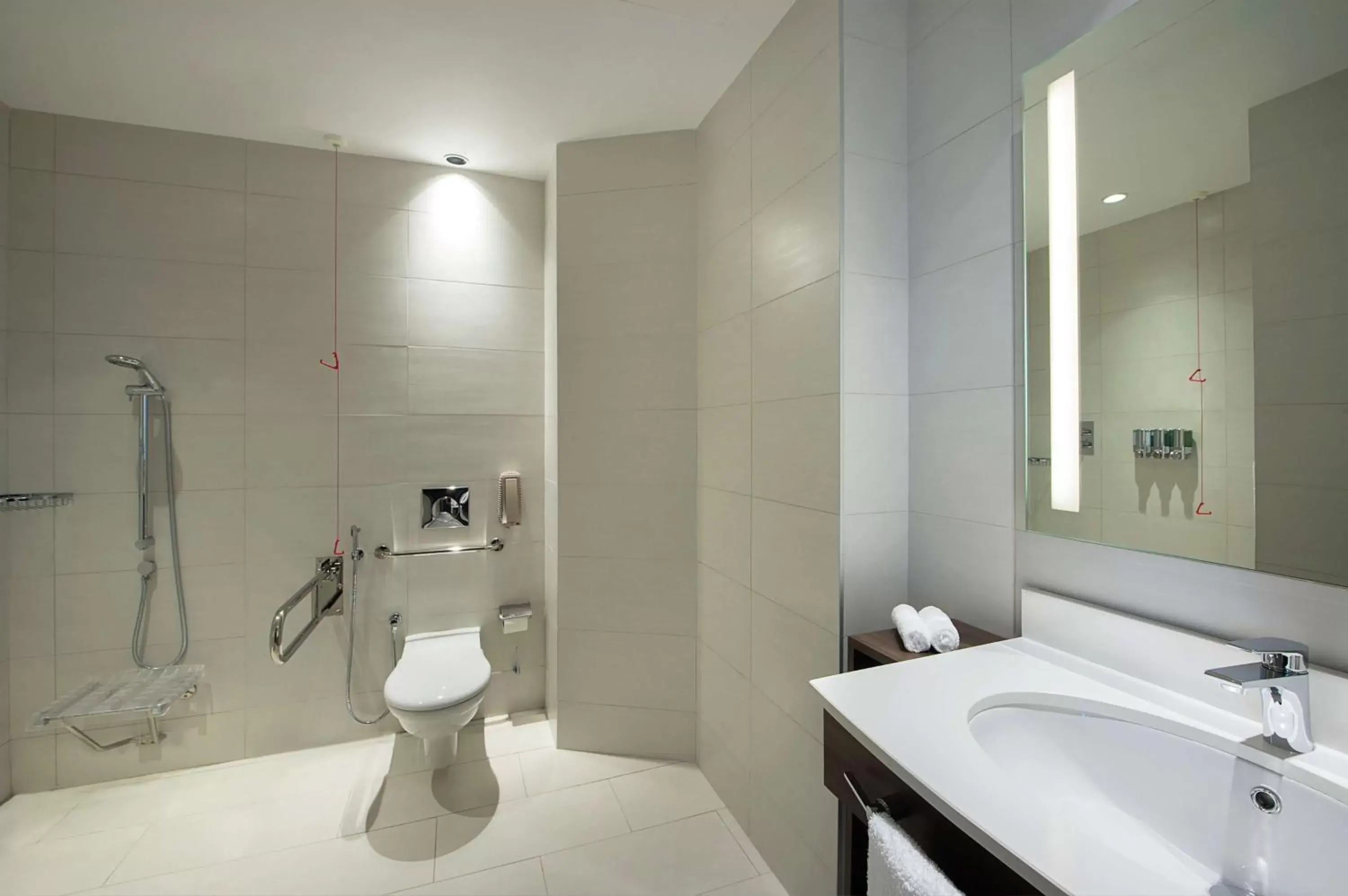 Bathroom in Hampton By Hilton Dubai Airport