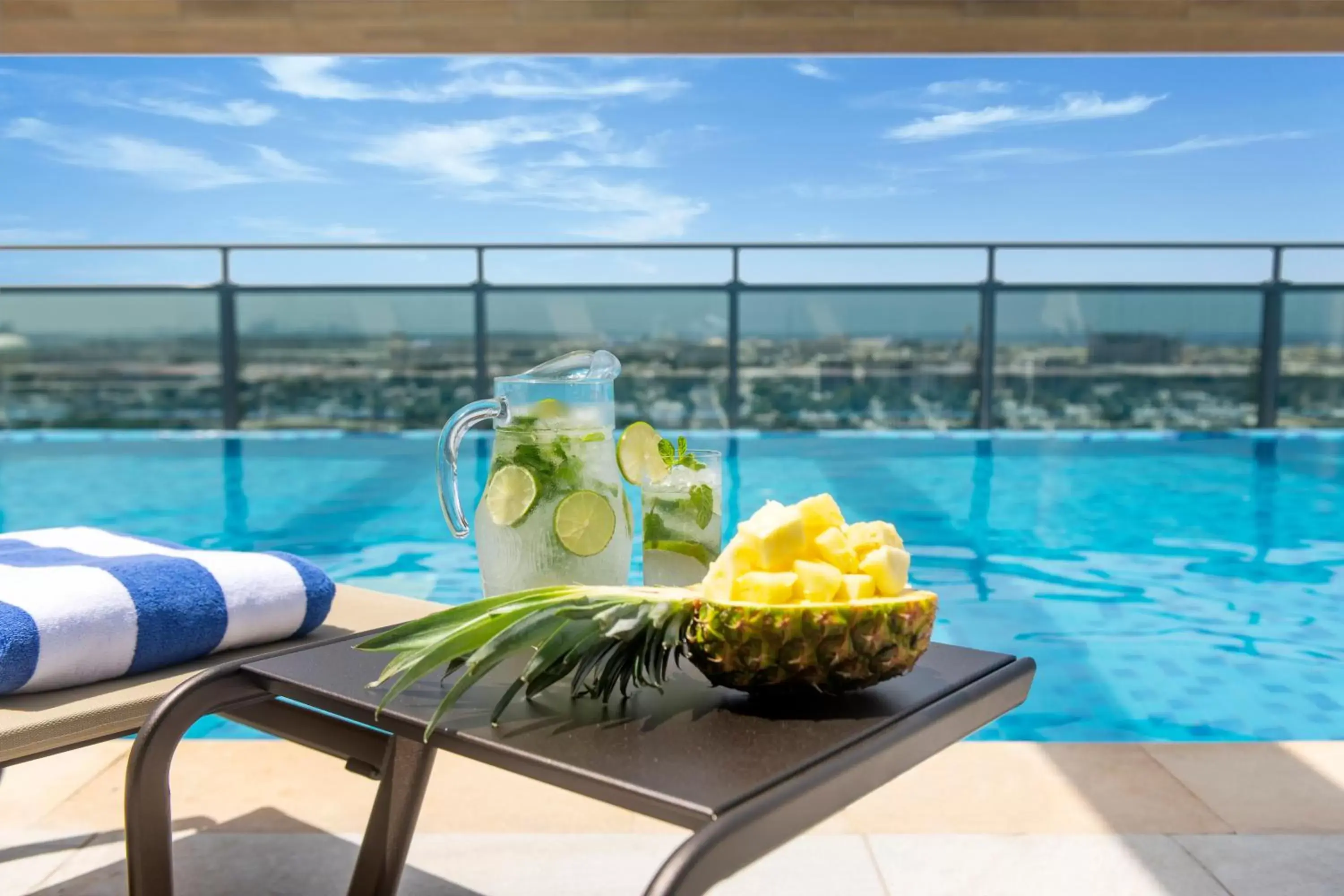 Drinks, Swimming Pool in Swissotel Living Jeddah