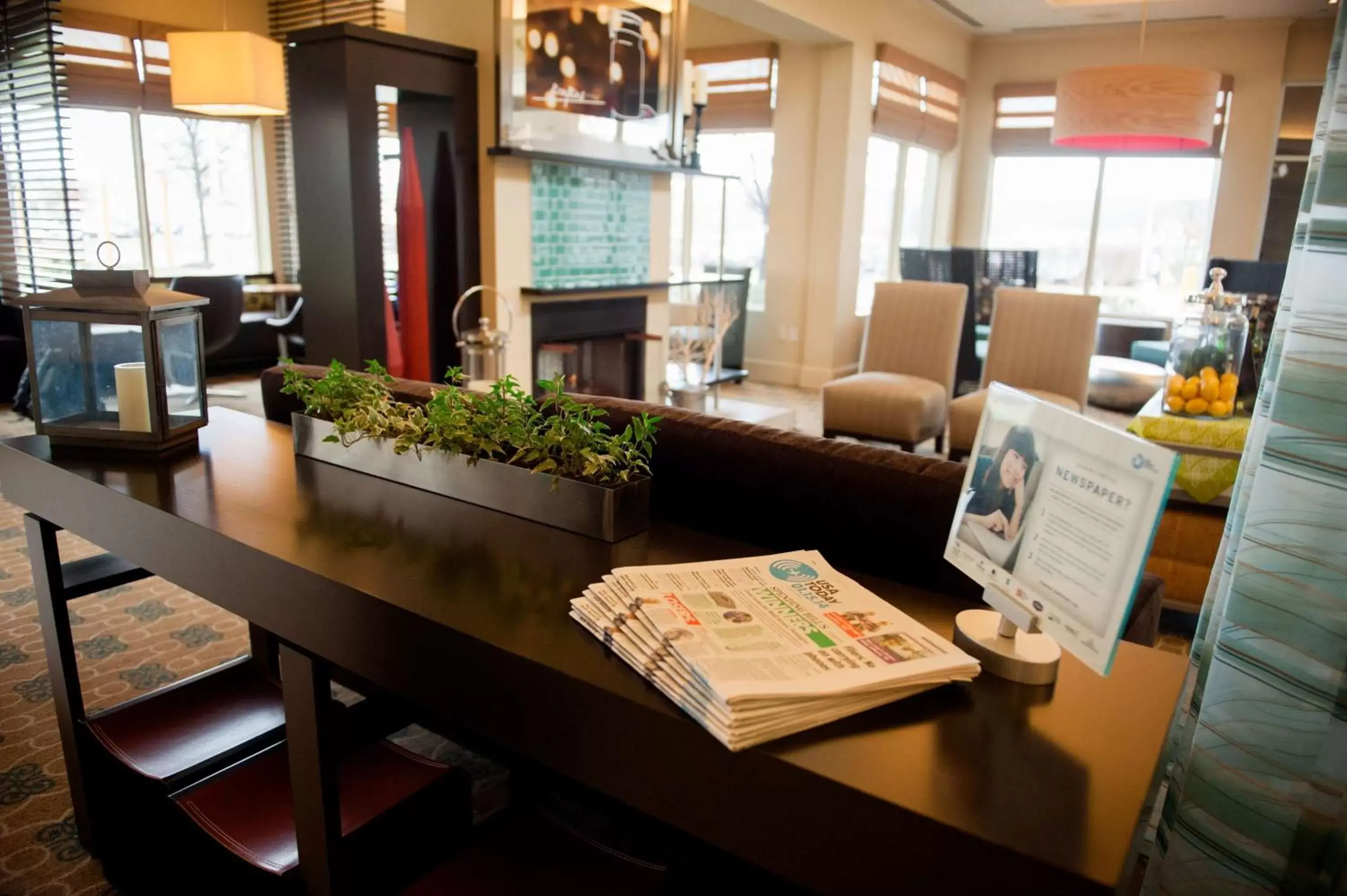 Lobby or reception, Restaurant/Places to Eat in Hilton Garden Inn Rockaway