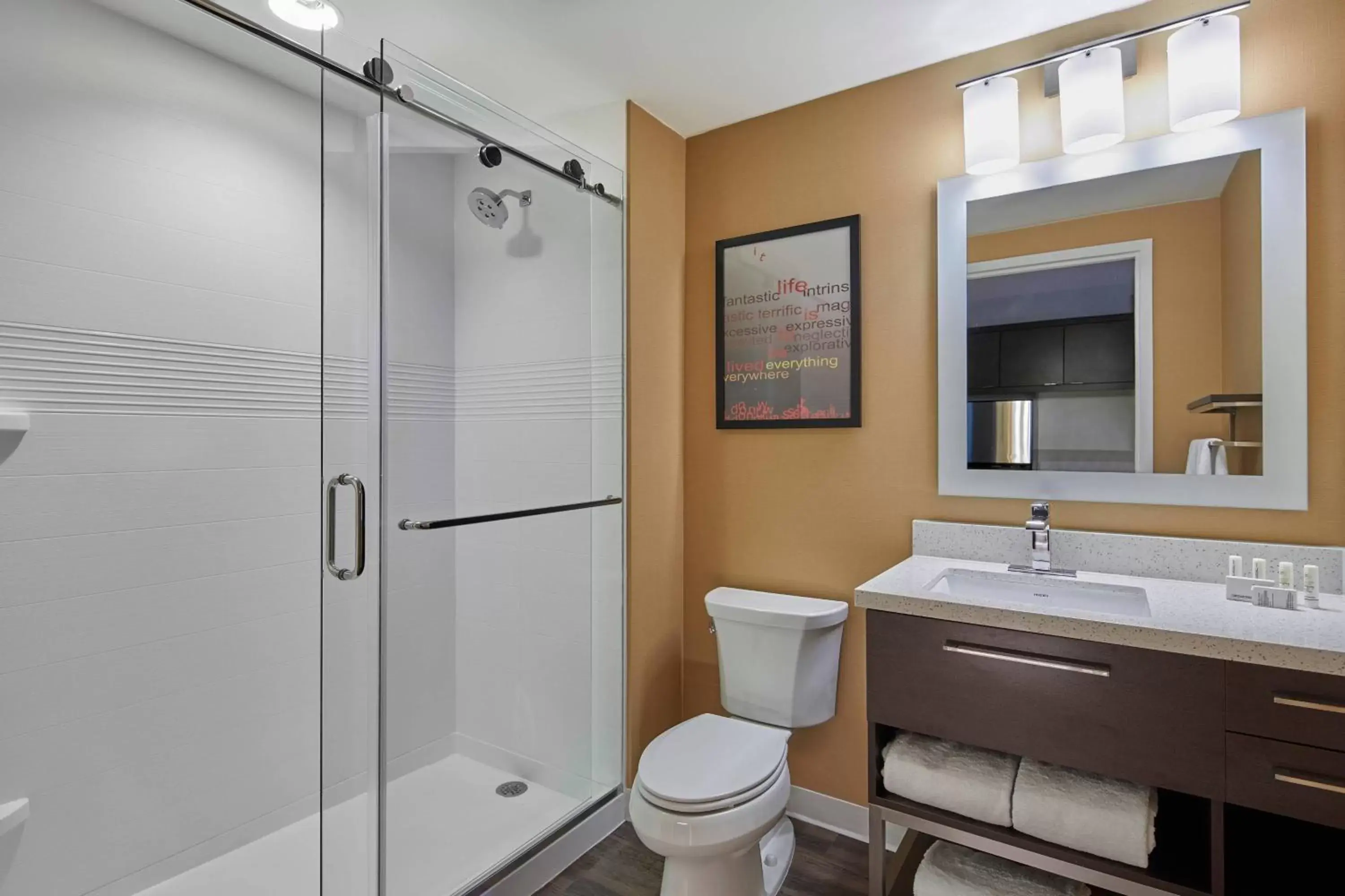 Bathroom in TownePlace Suites by Marriott Columbus North - OSU