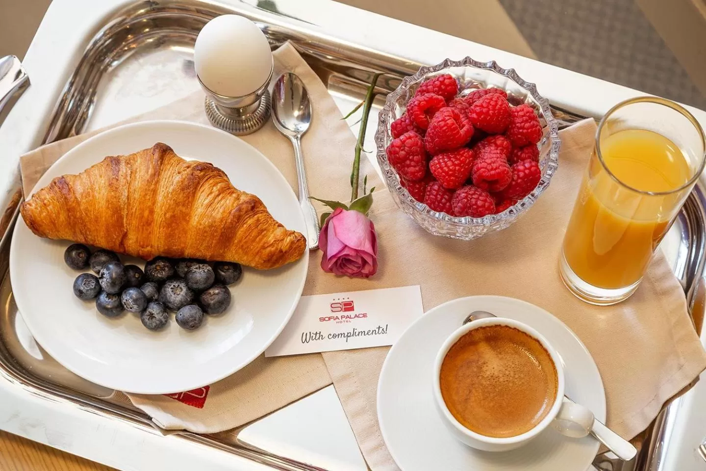 Food close-up in Sofia Palace Hotel by HMG