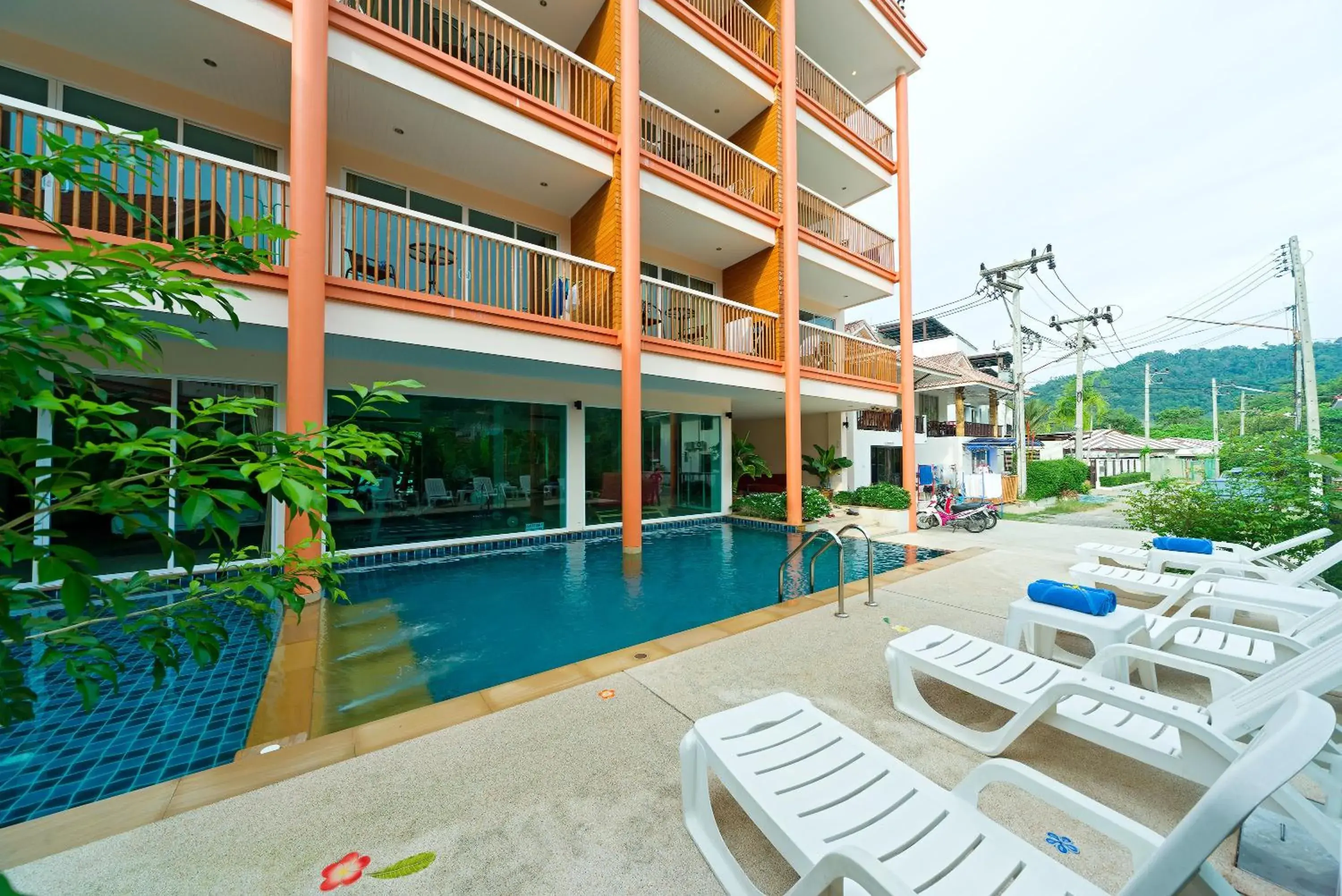 Balcony/Terrace, Swimming Pool in Aonang Regent Hotel