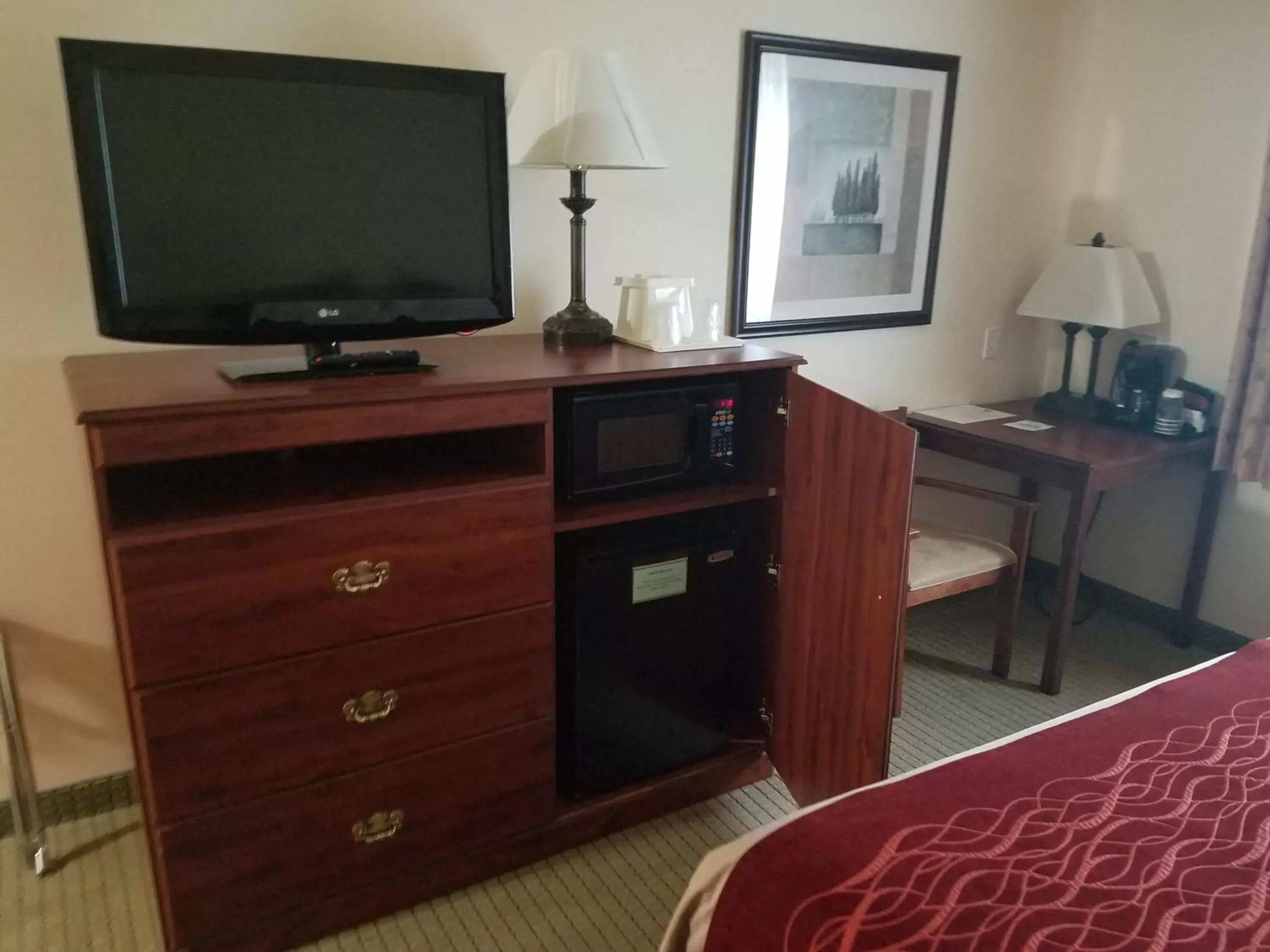 TV and multimedia, TV/Entertainment Center in SureStay Plus Hotel by Best Western Buffalo