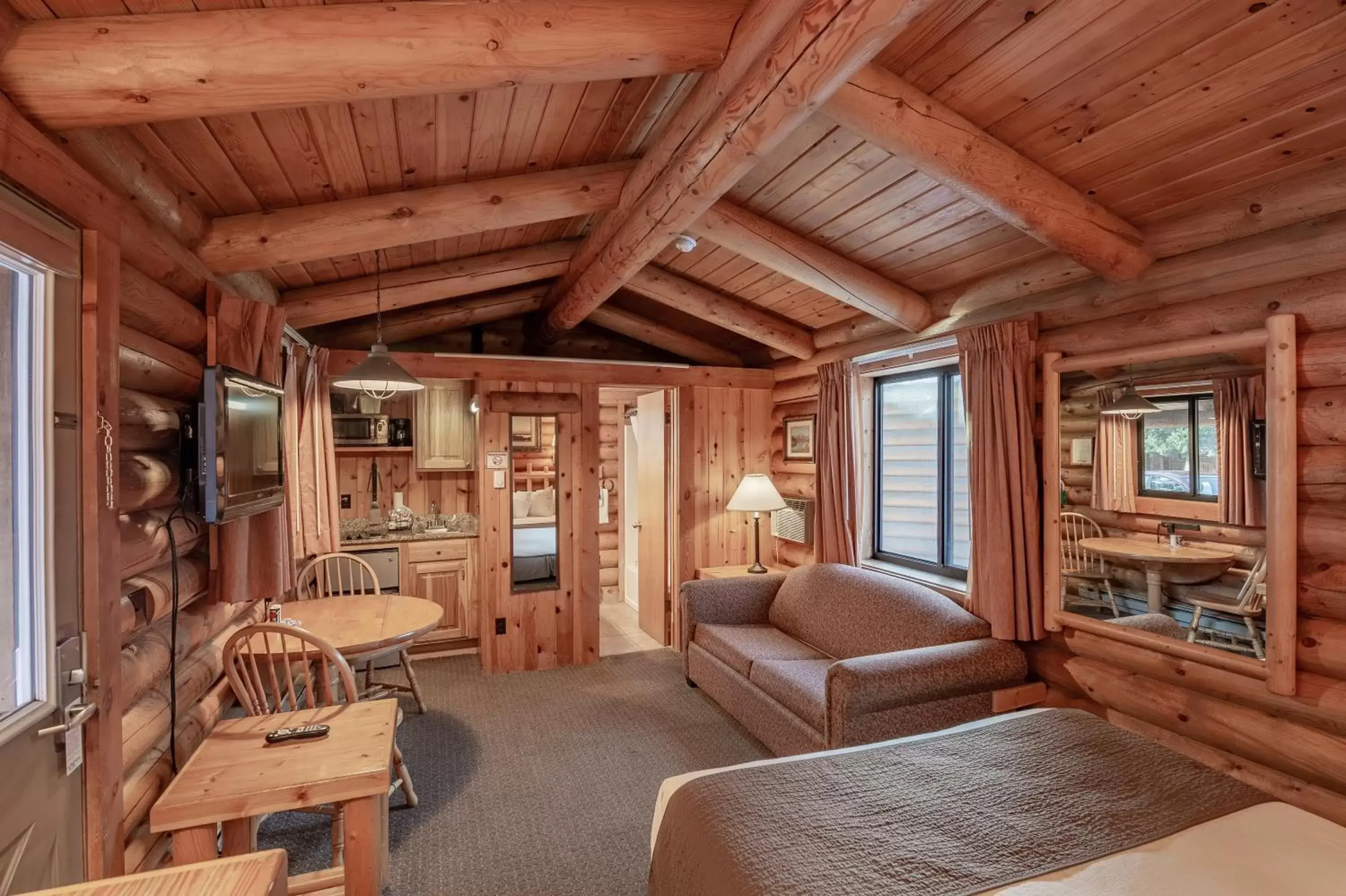 Living room in Cowboy Village Resort