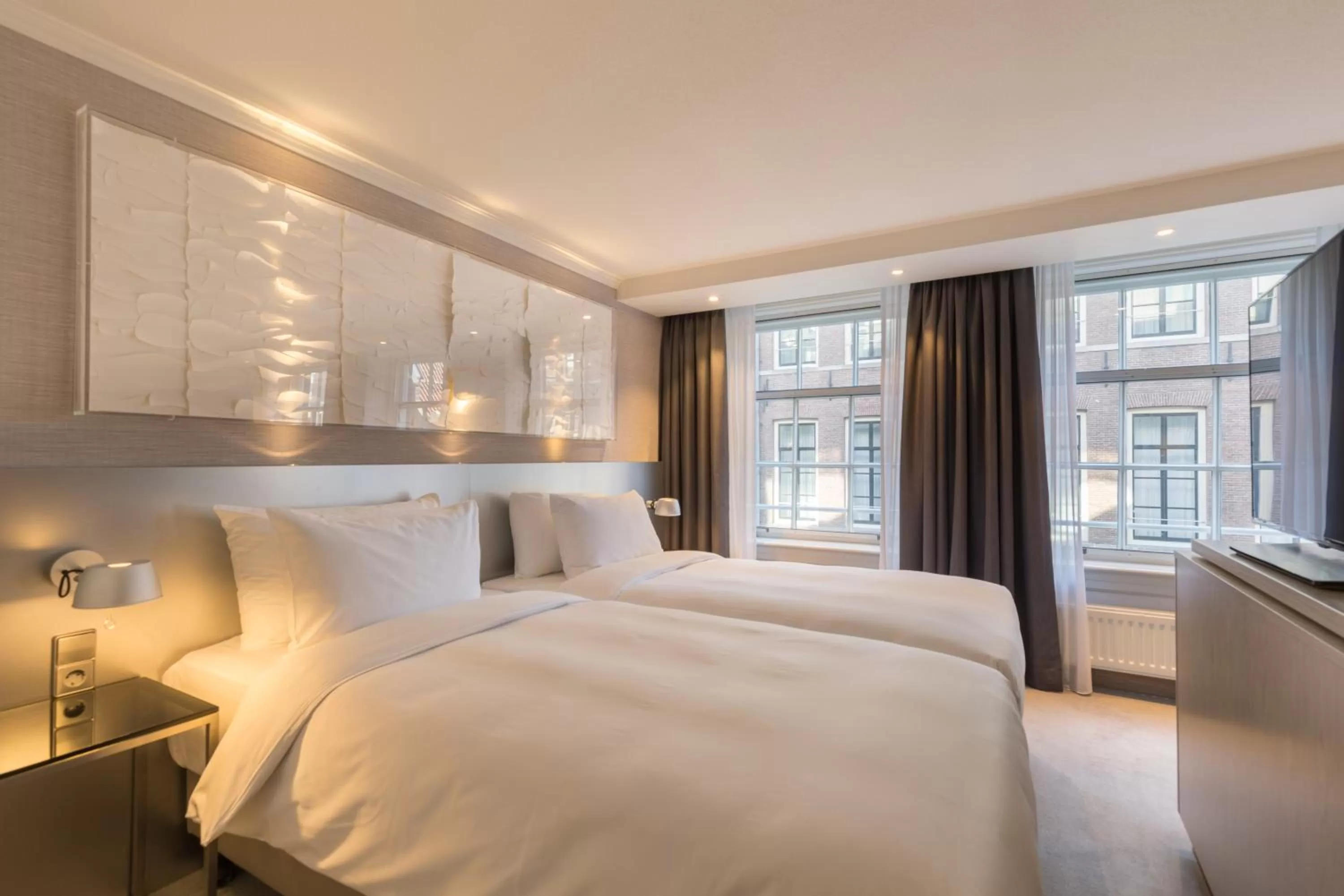 Bed in Radisson Blu Hotel, Amsterdam City Center