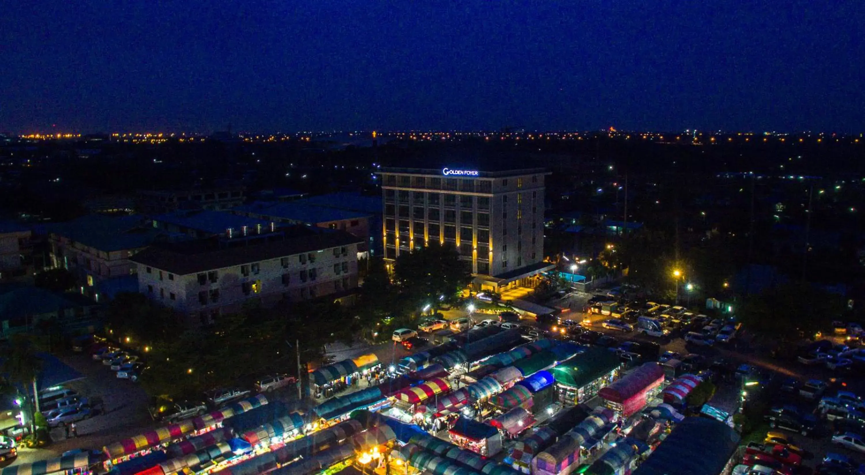 City view, Bird's-eye View in Golden Foyer Suvarnabhumi Airport Hotel