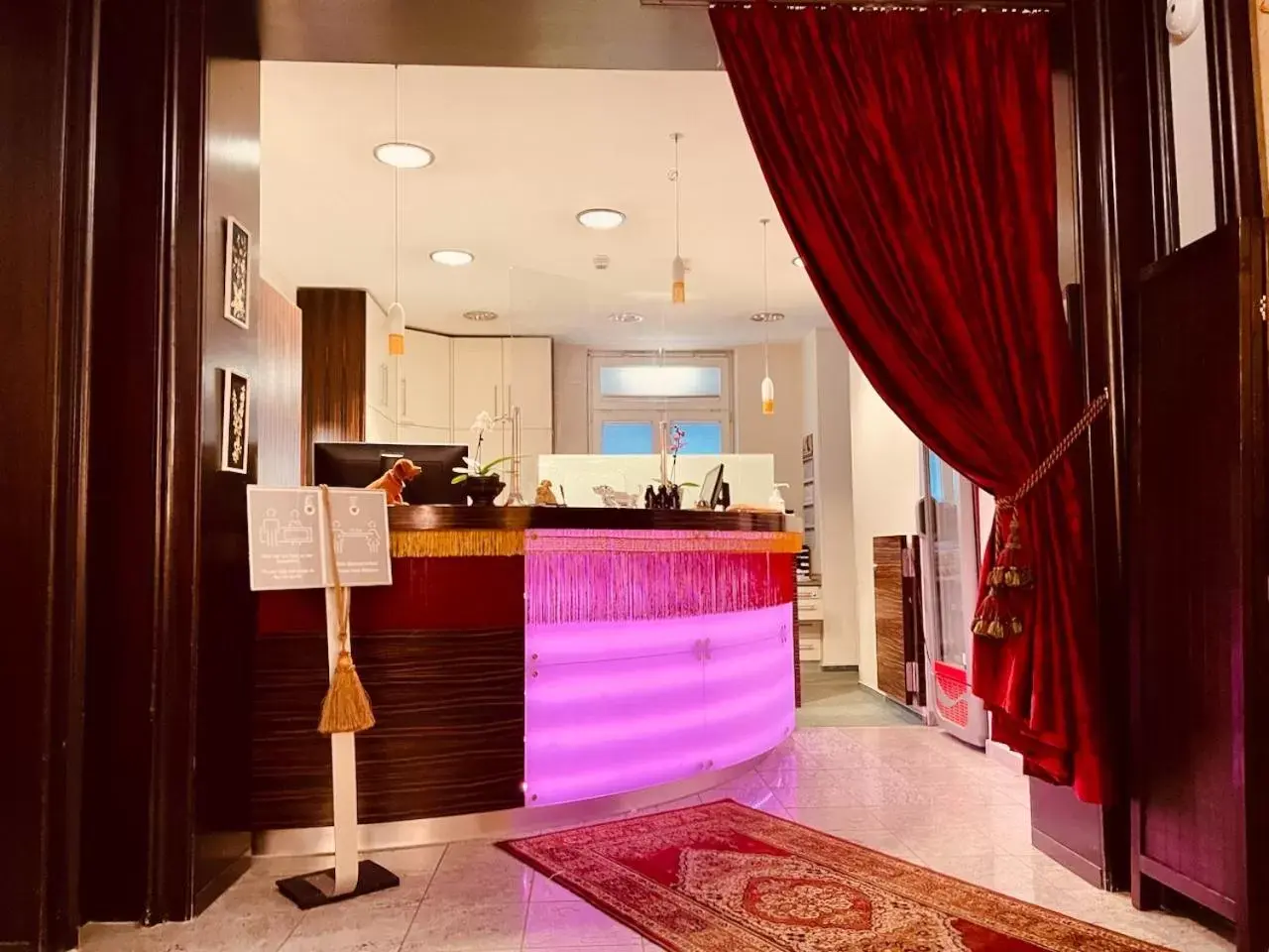 Lobby or reception, Lobby/Reception in Hotel bei Tante ALMA