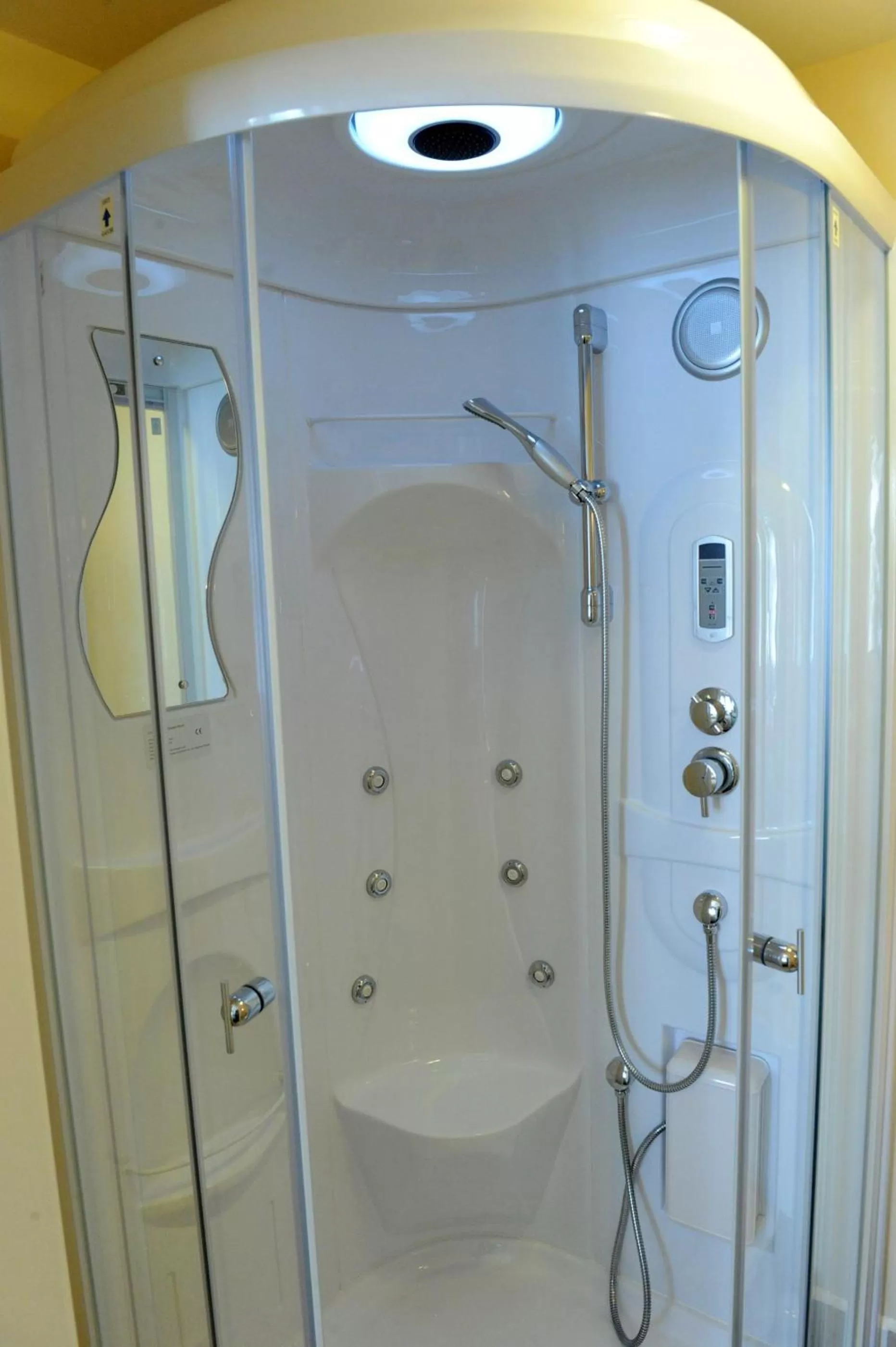 Shower in A Park View Hotel