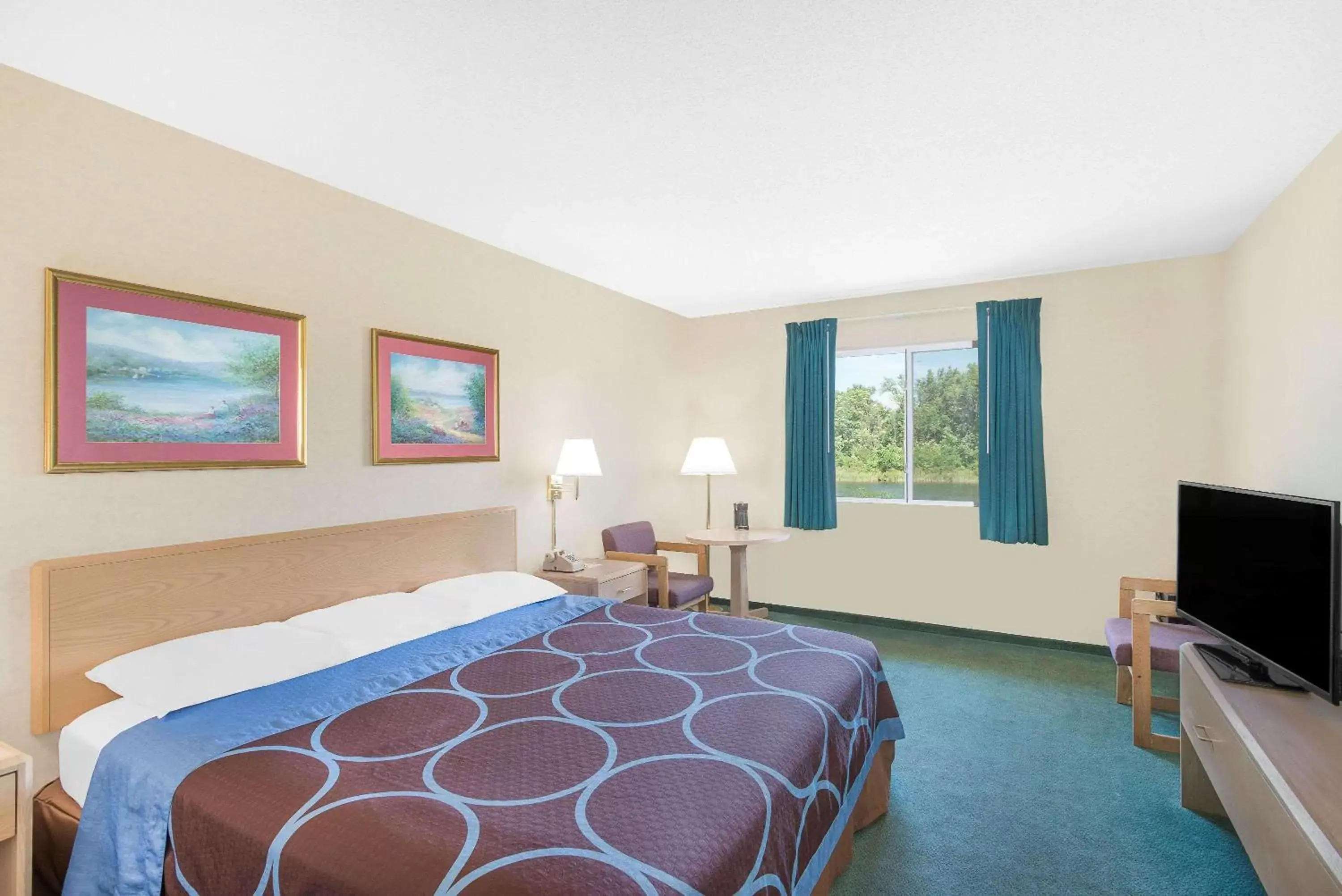 Photo of the whole room in Super 8 by Wyndham Canandaigua