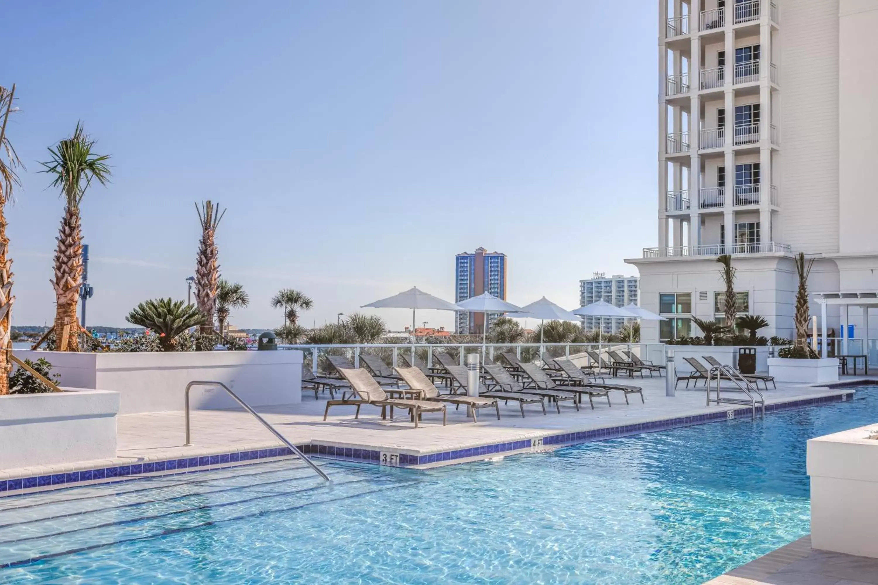 Property building, Swimming Pool in The Pensacola Beach Resort