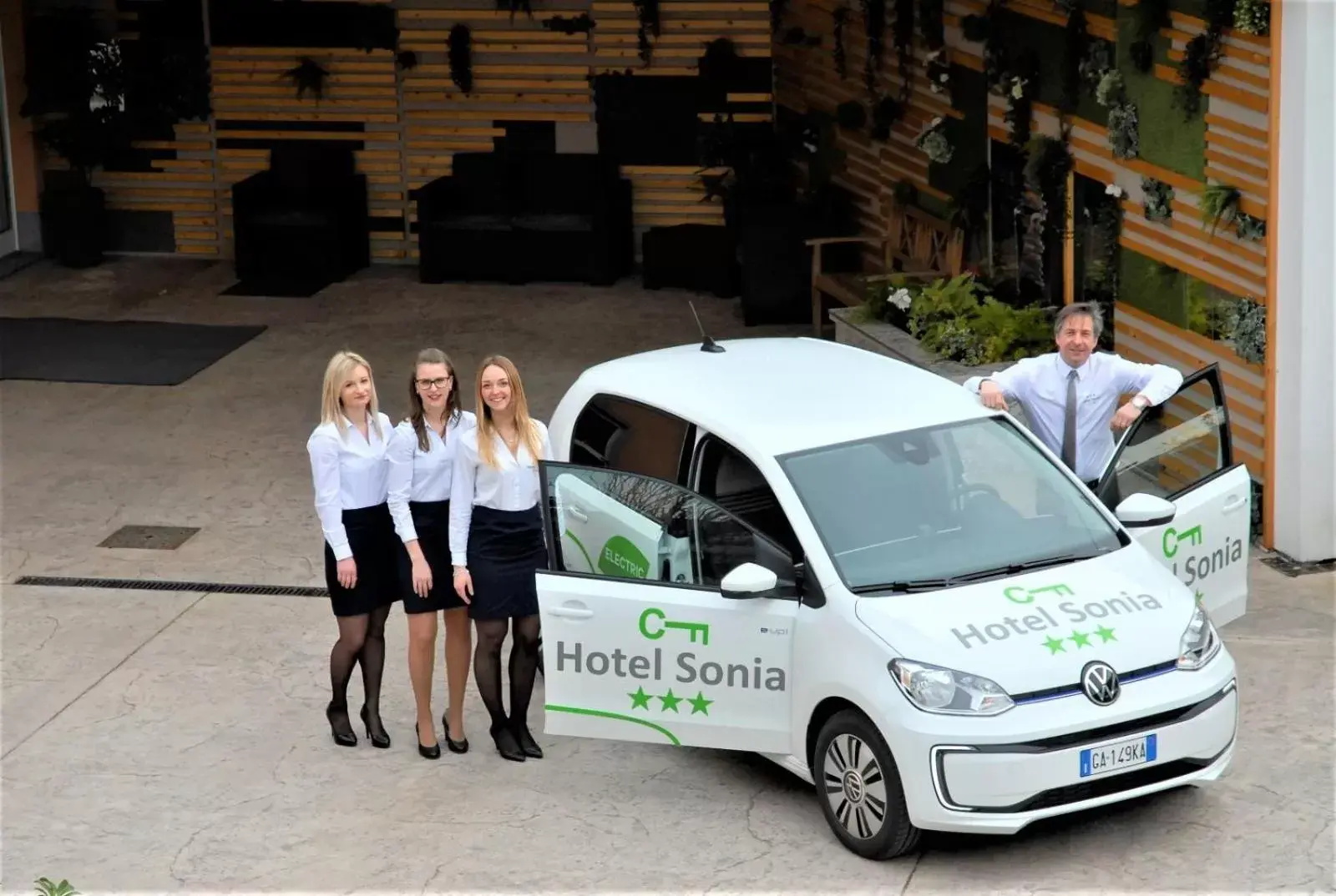 Staff, Guests in Hotel Sonia