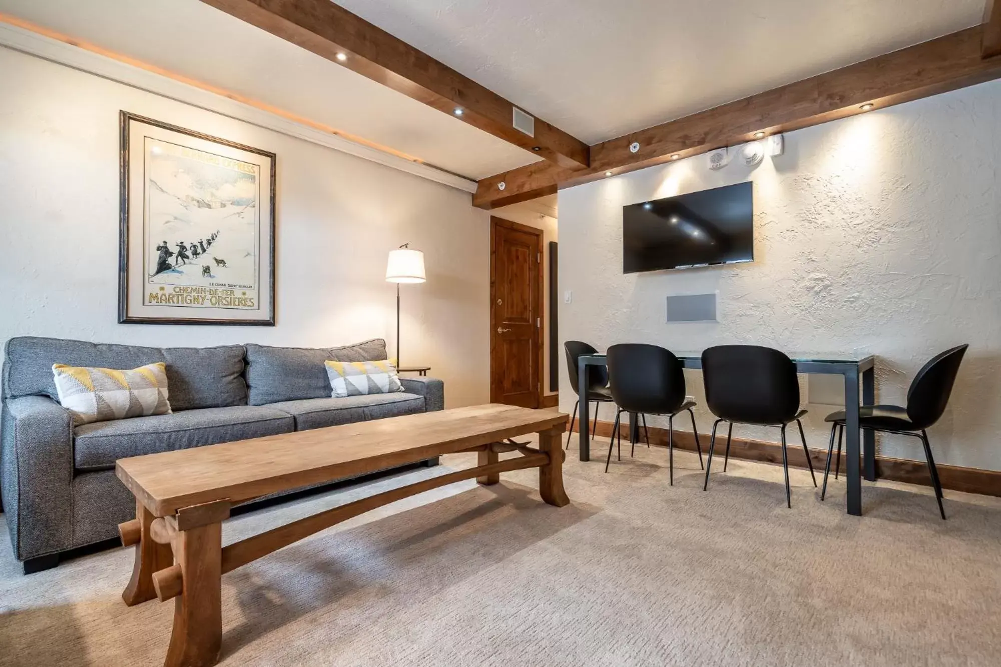 TV and multimedia, Seating Area in Lodge at Vail Condominiums