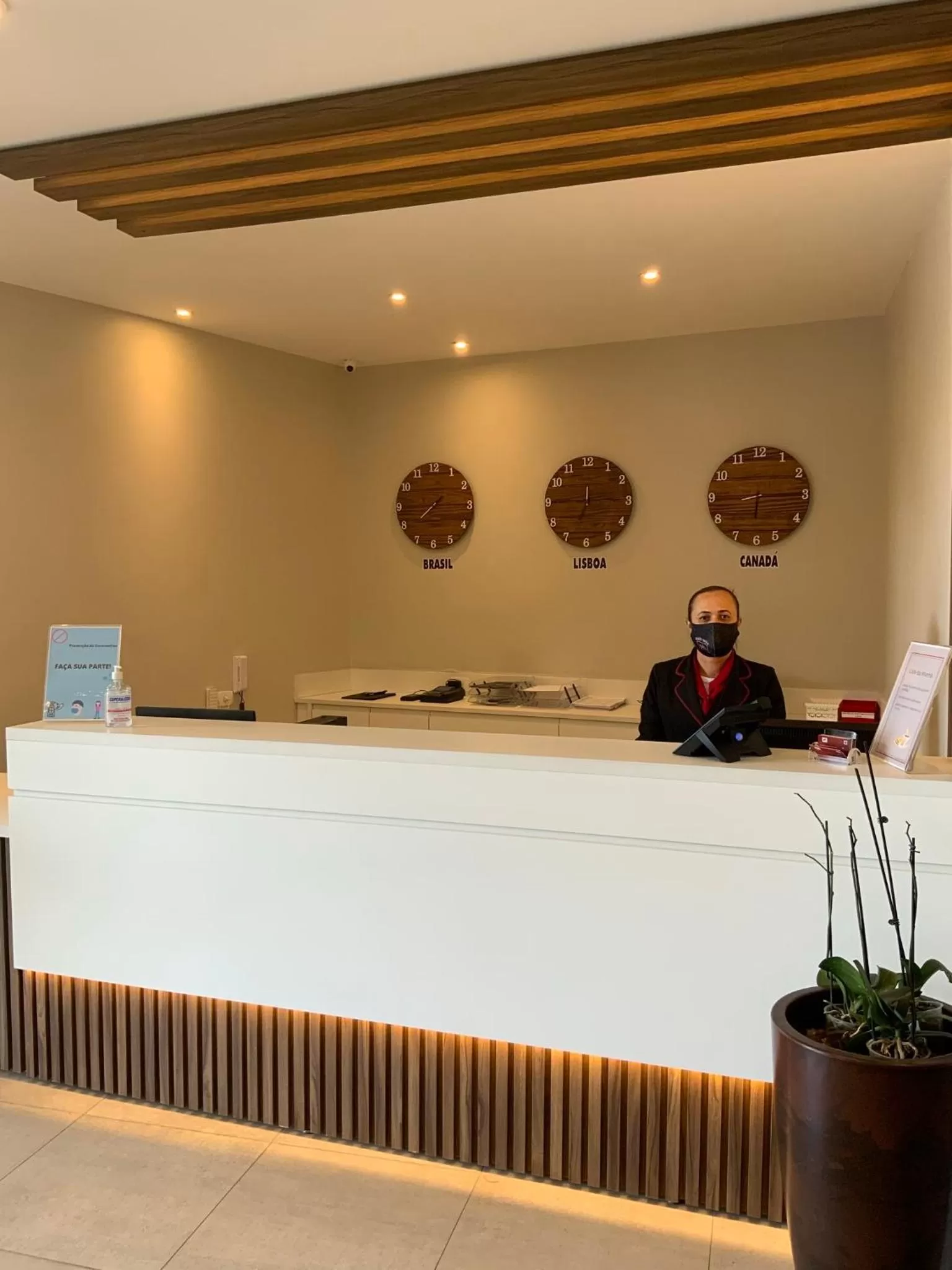 Lobby or reception in Jandira Premiêr Hotel