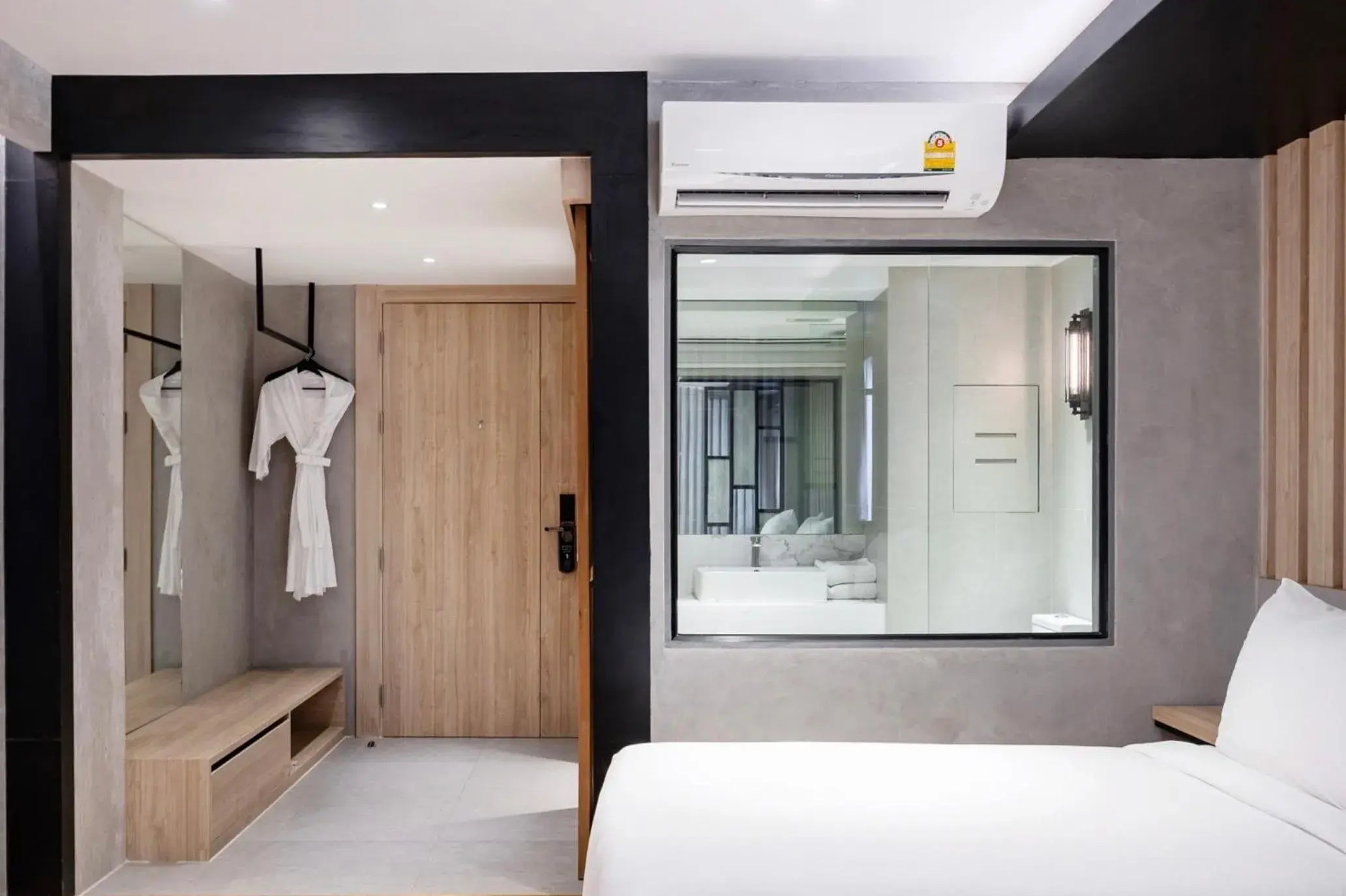 Bedroom in Loft Bangkok Hotel - SHA Extra Plus