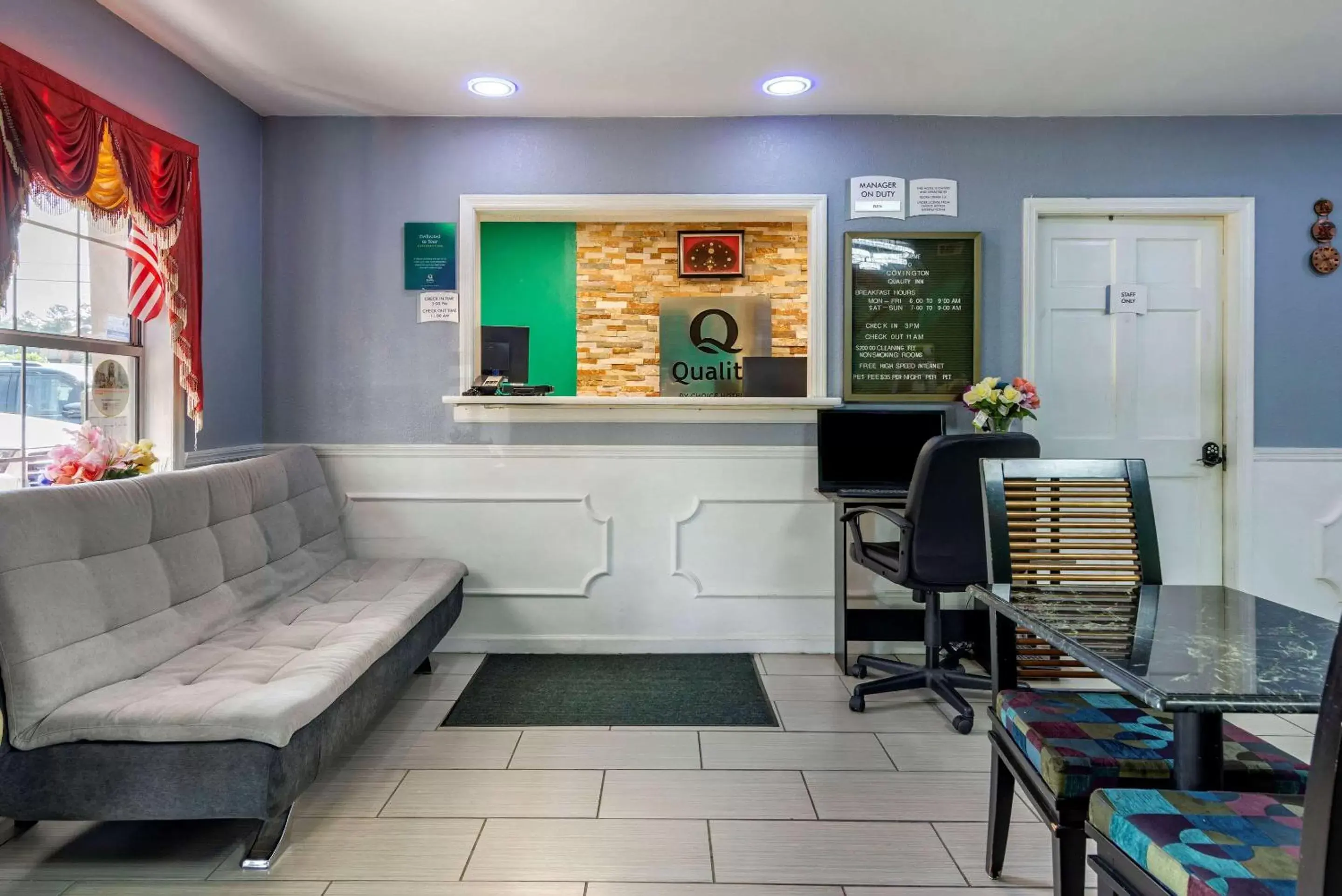 Lobby or reception in Quality Inn Covington Lobby or reception in Quality Inn Covington