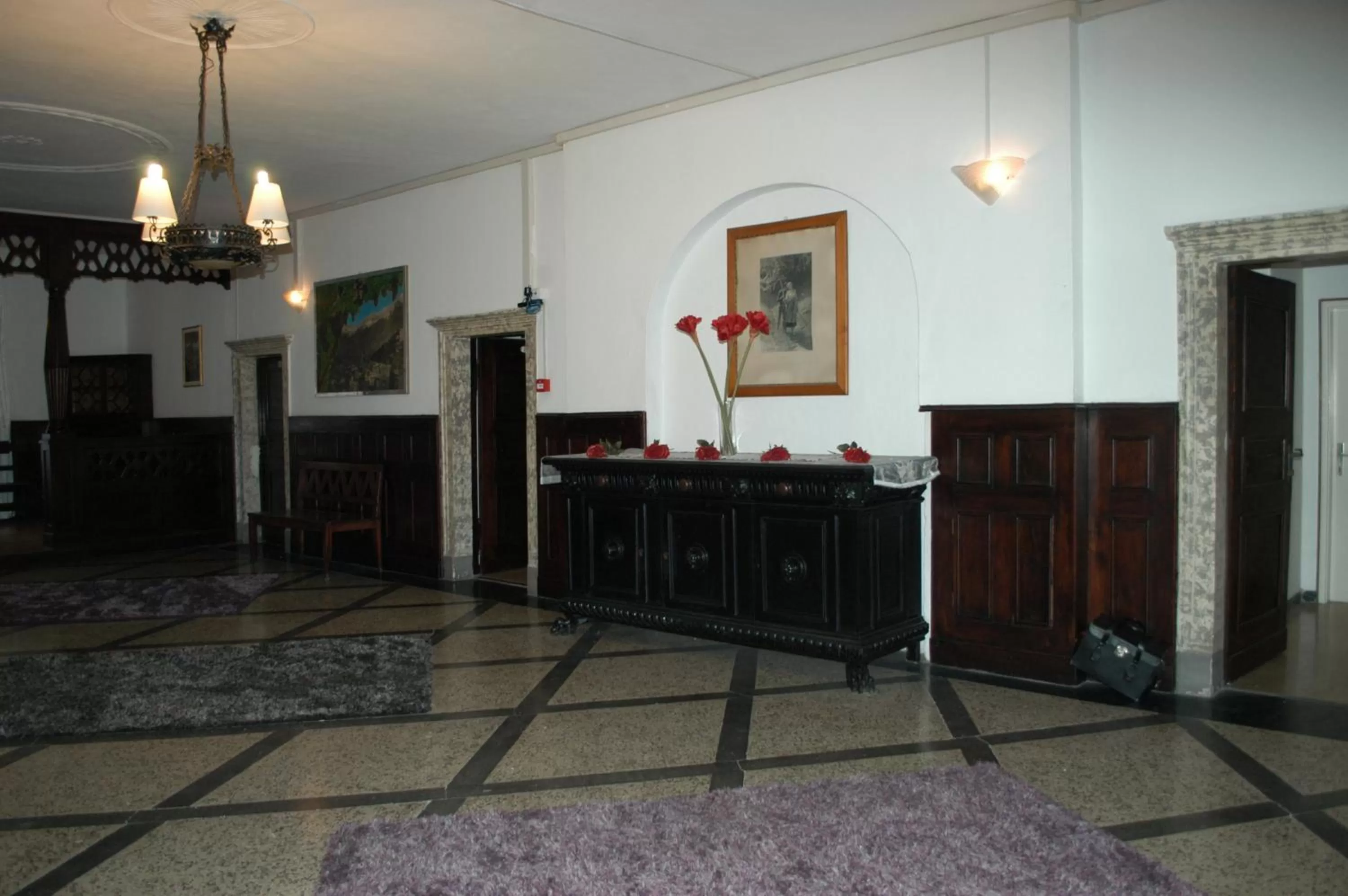 Lobby or reception in Albergo Casagrande