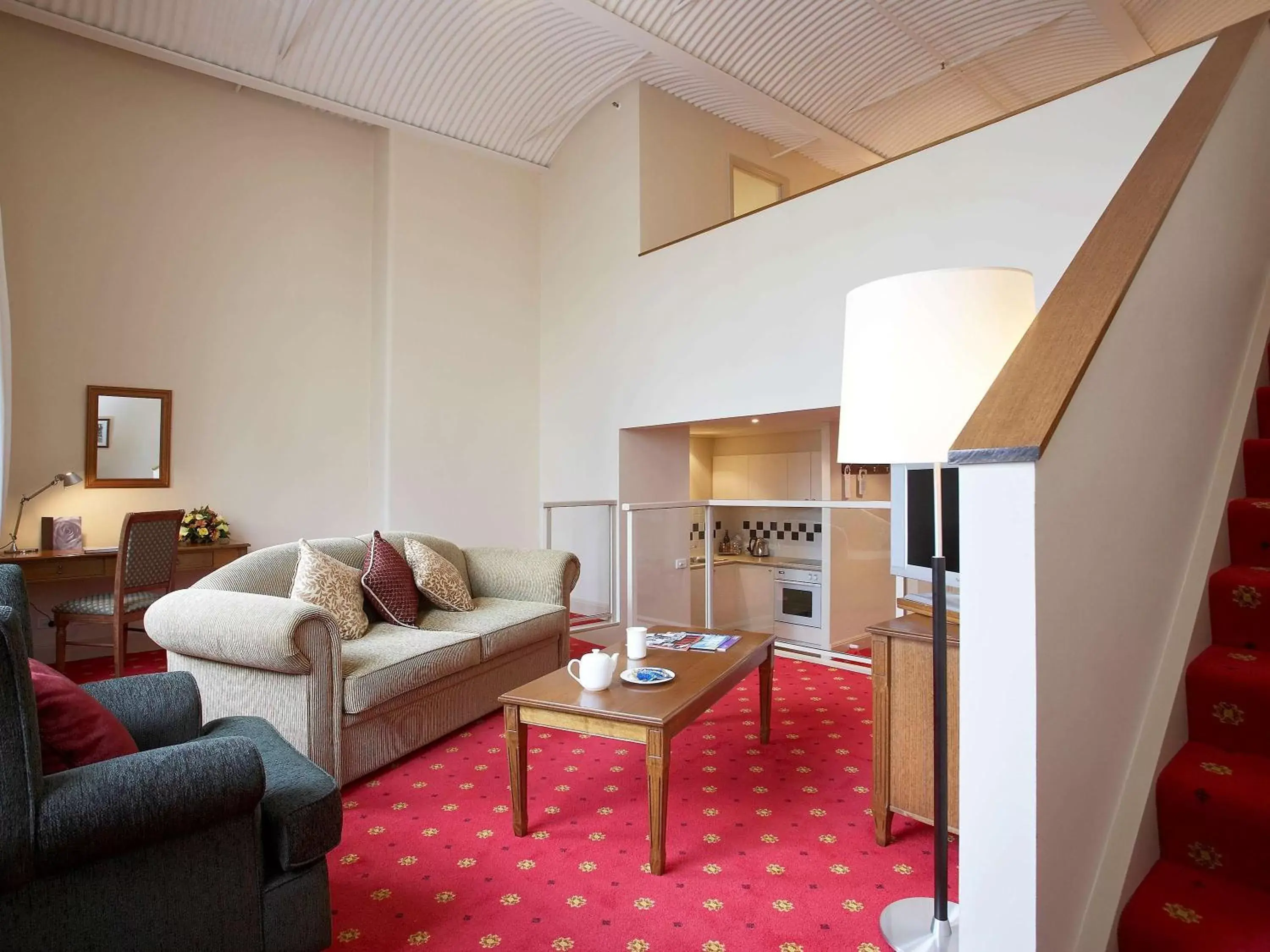 Bedroom, Seating Area in Grand Hotel Melbourne