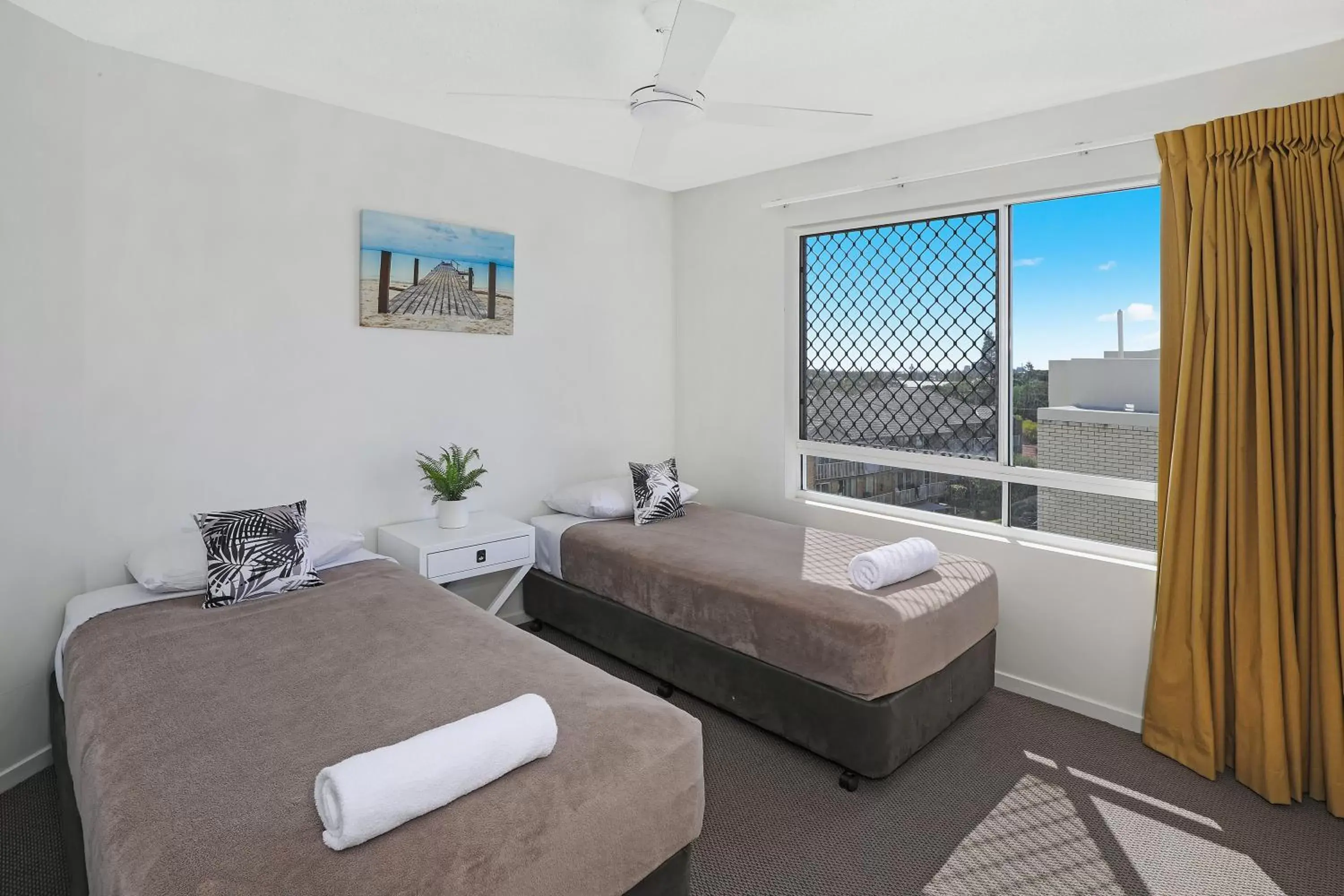 Bed in Beachside Resort Kawana Waters