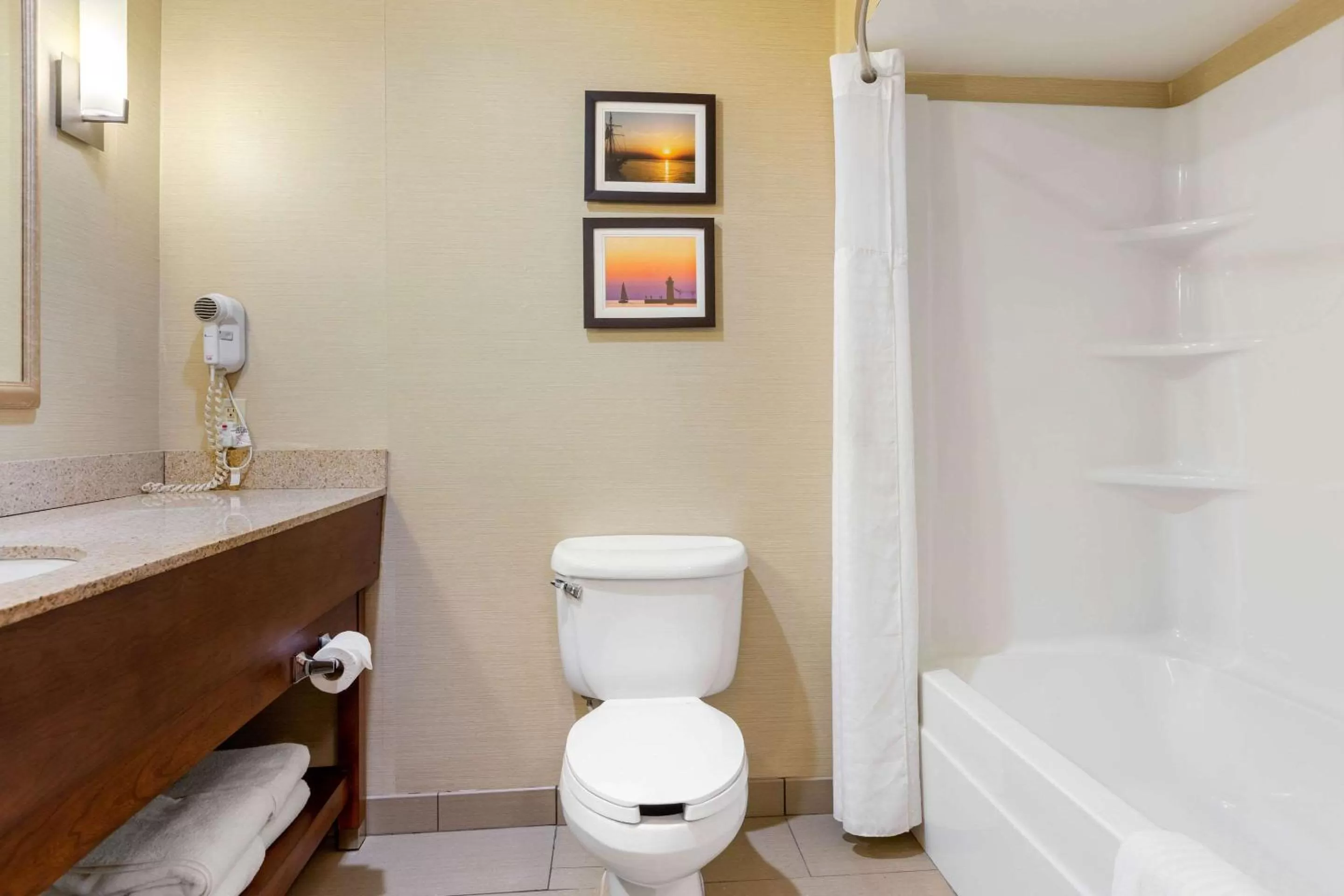 Bathroom in Comfort Suites South Haven near I-96