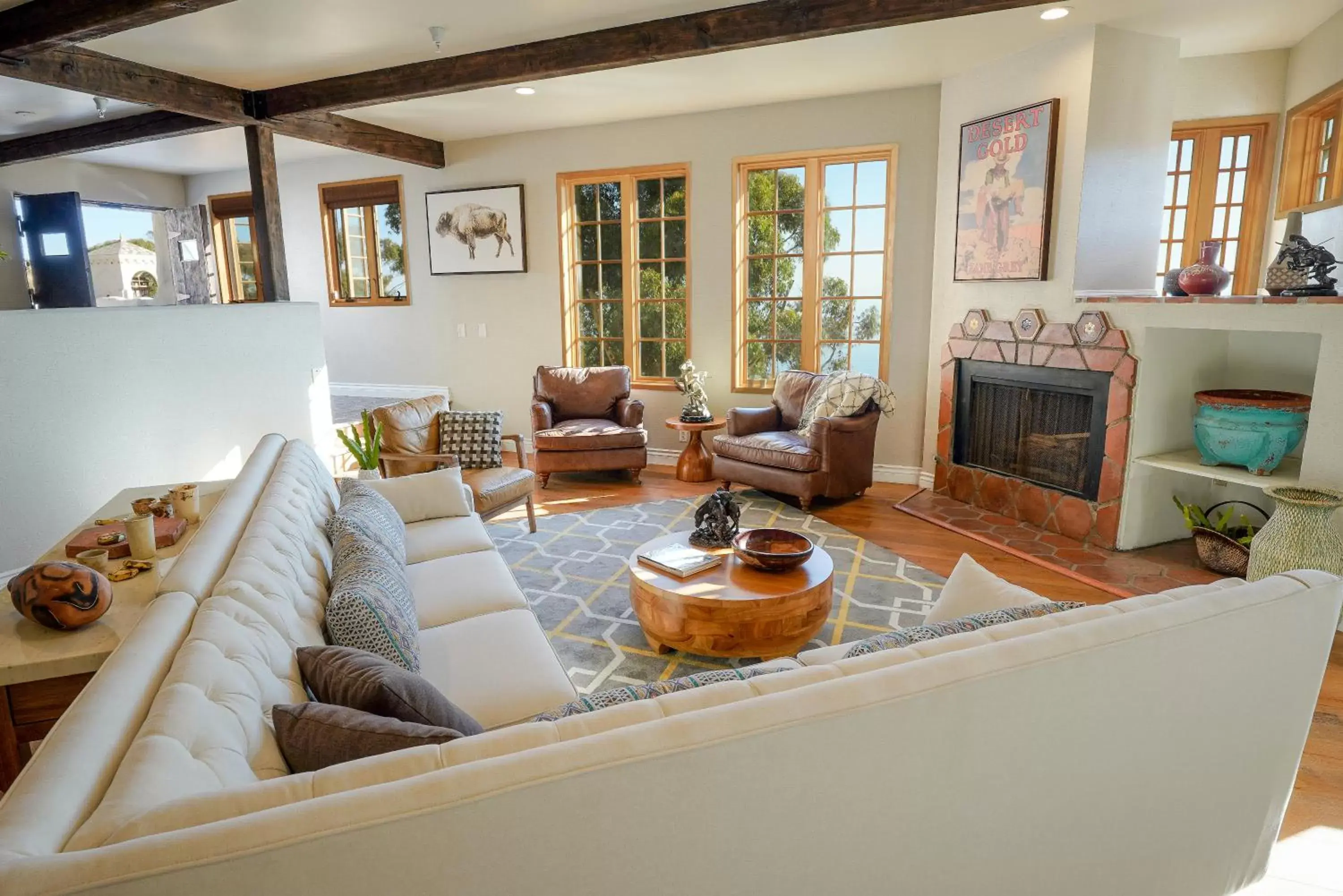 Living room, Seating Area in Zane Grey Pueblo Hotel