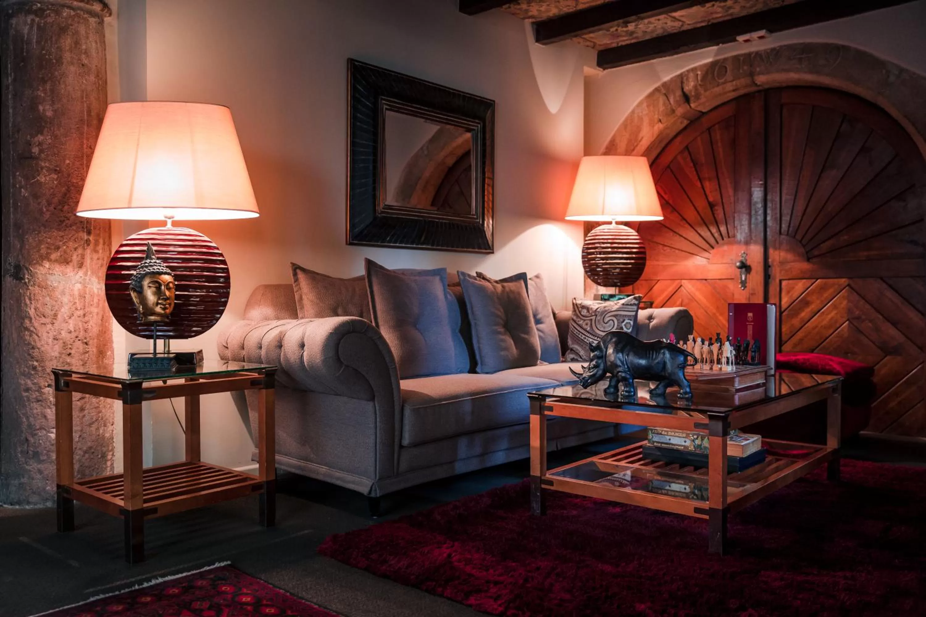Living room in Hôtel des Deux Clefs