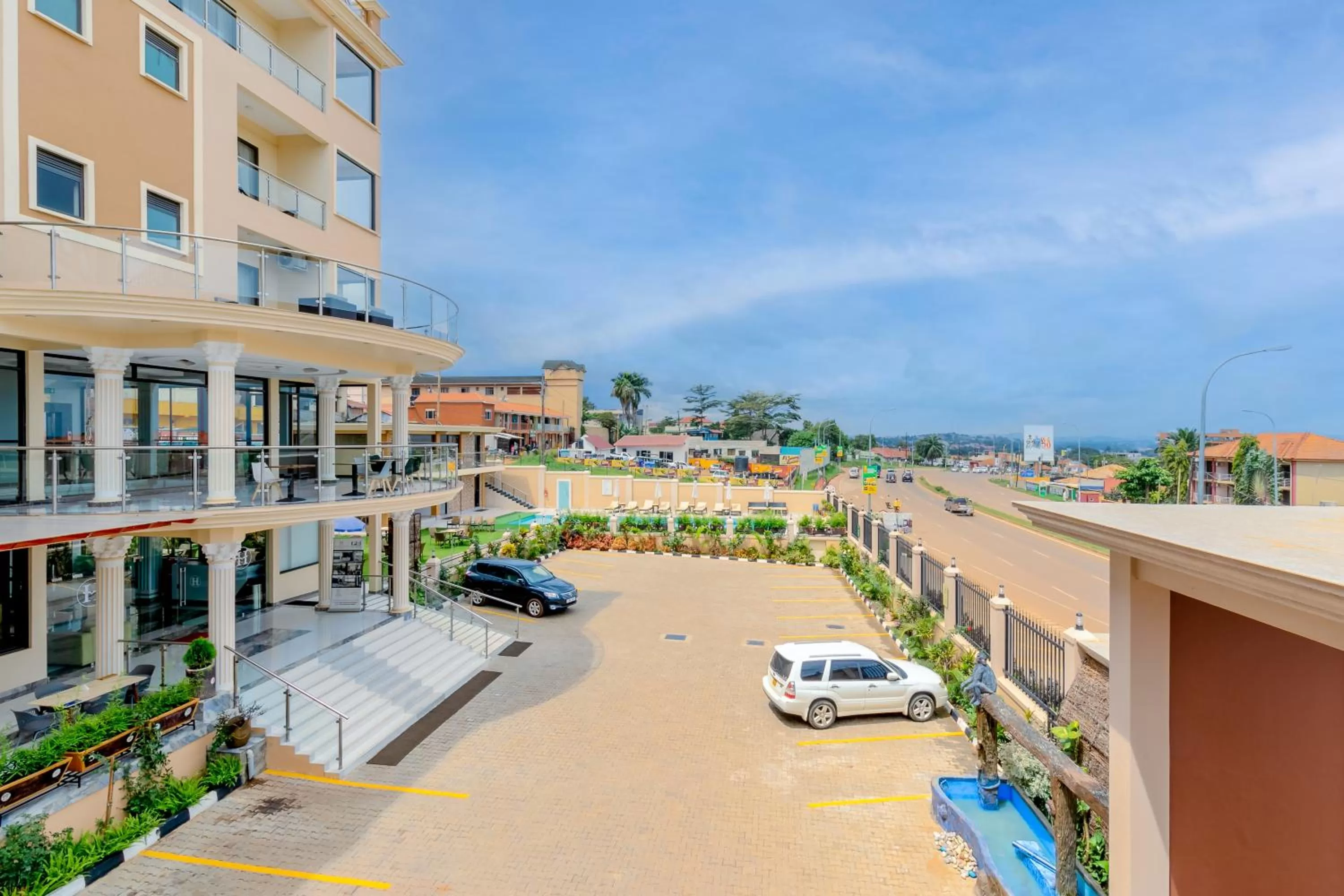 Property building in Hotel Horizon Entebbe