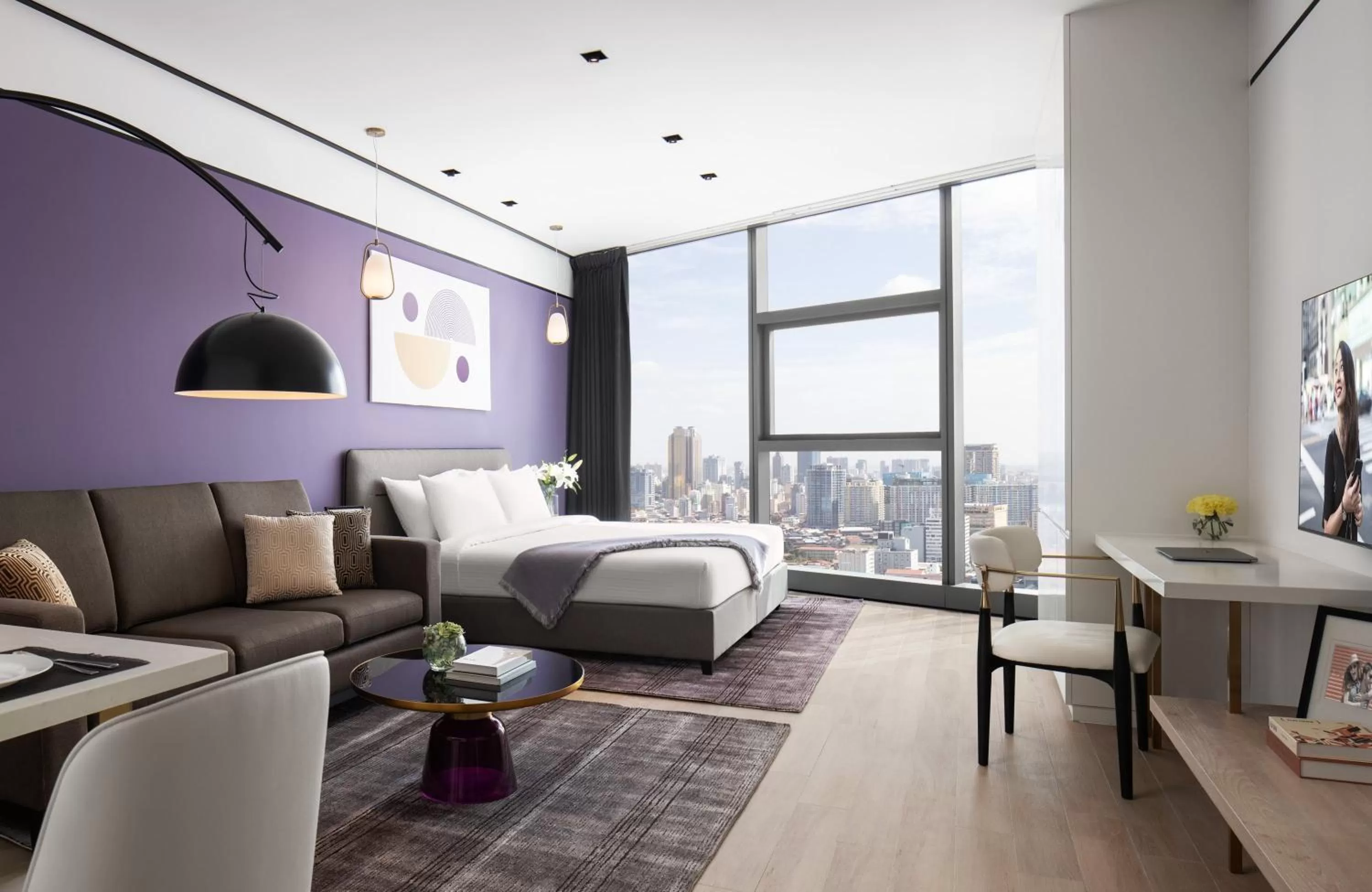 Bedroom, Bed in Citadines Flatiron Phnom Penh