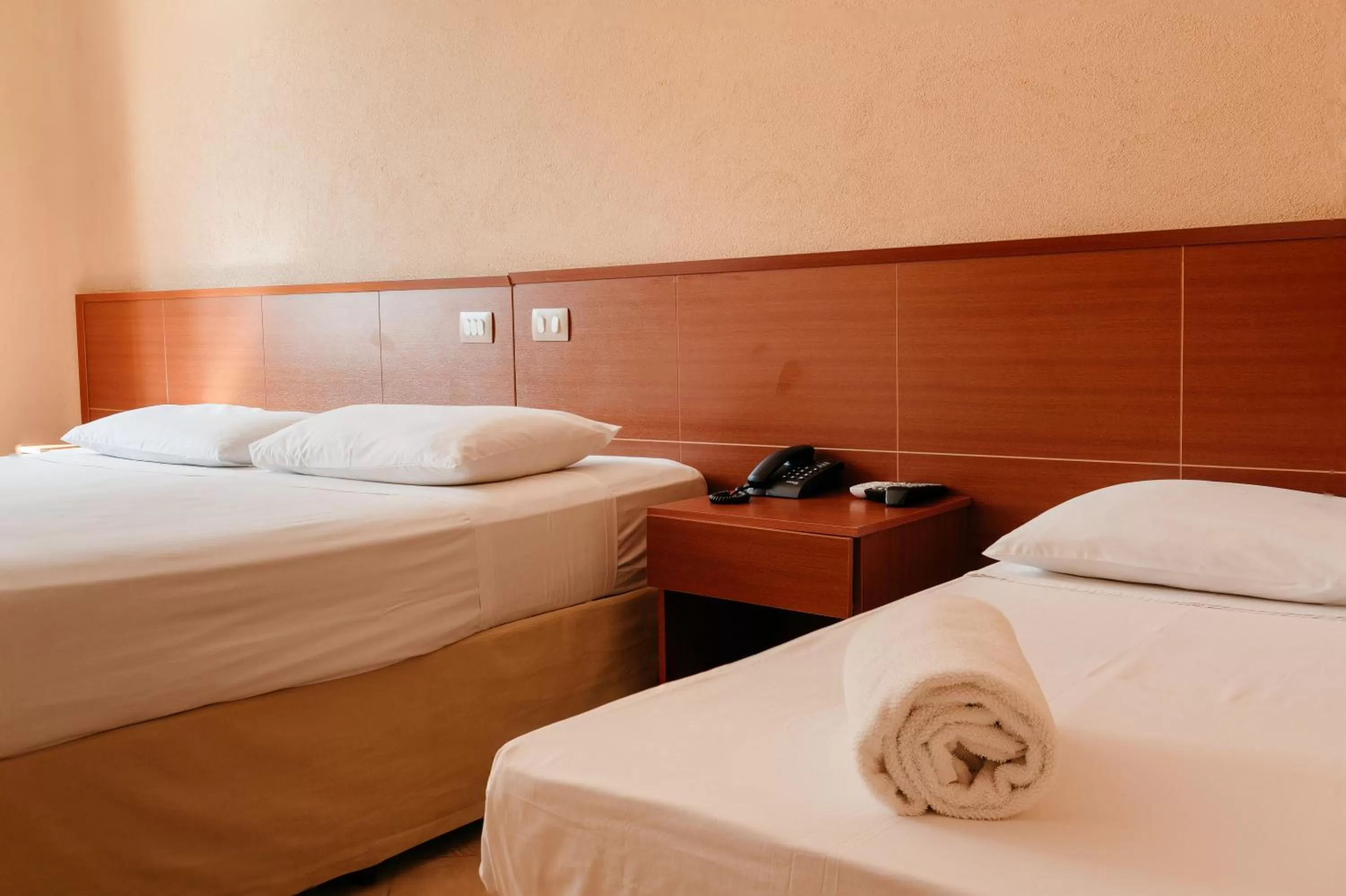 Bed in Hotel Santamaria