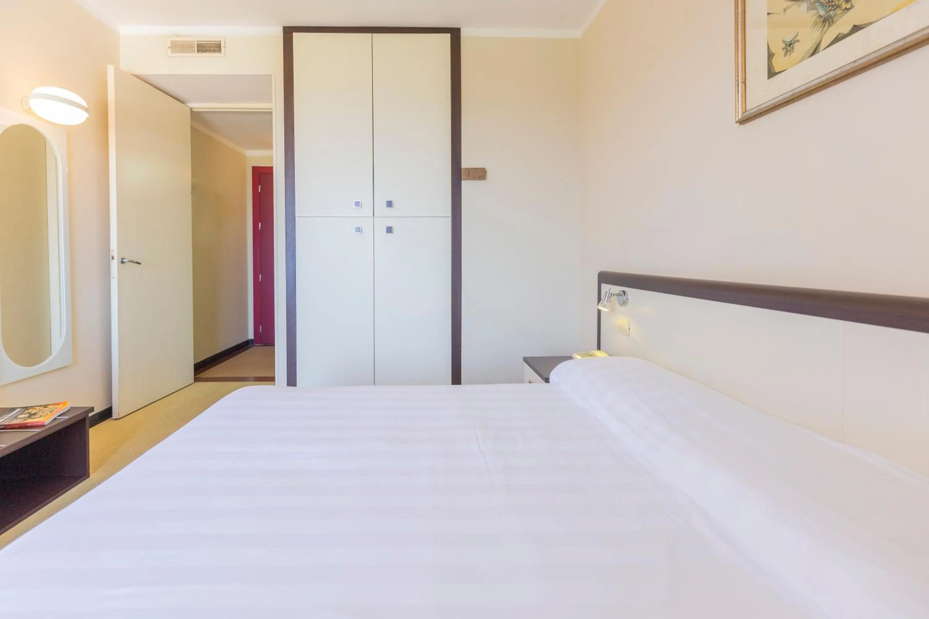 Bed in Hotel Fabricia