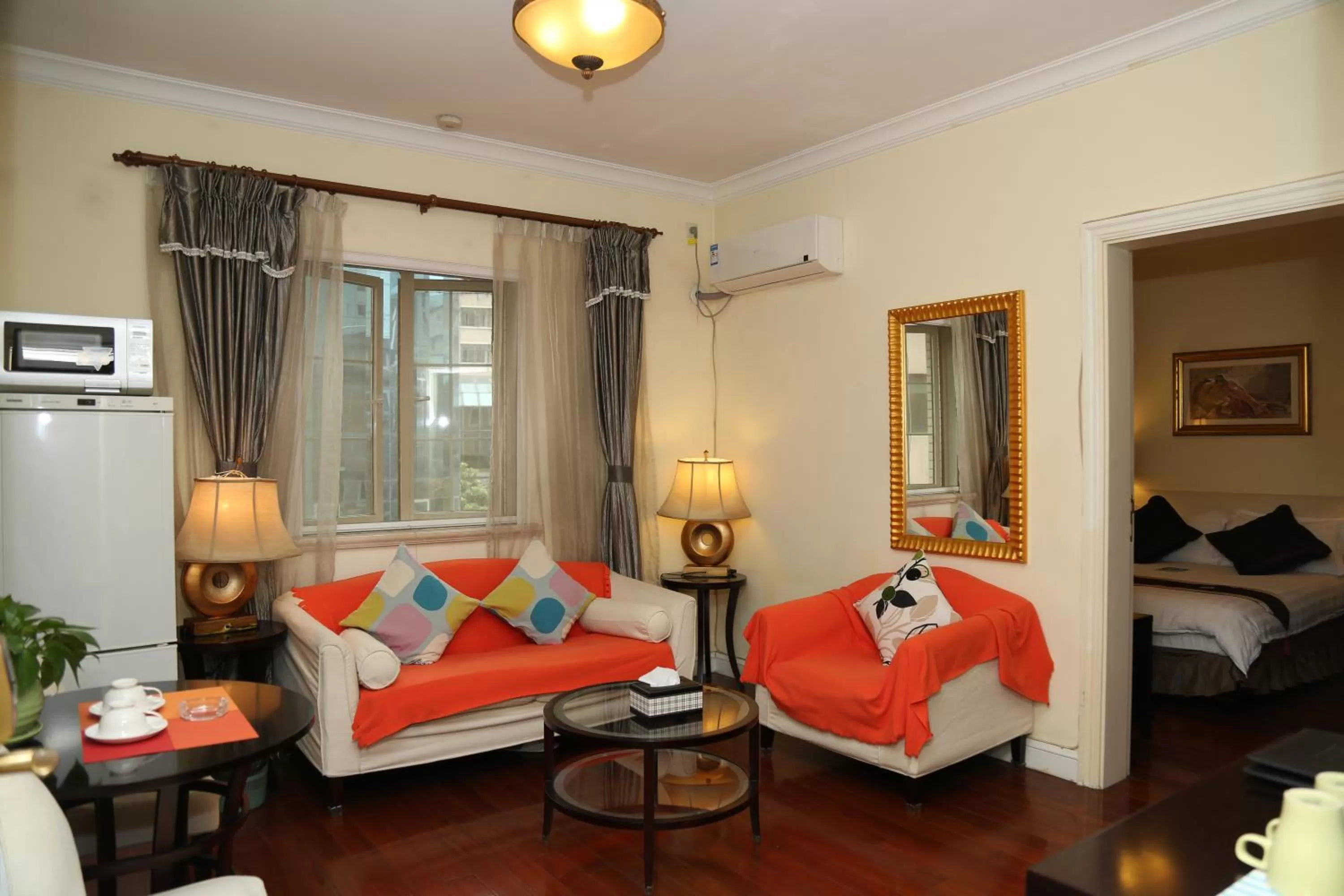 Photo of the whole room, Bed in Ladoll Service Apartments