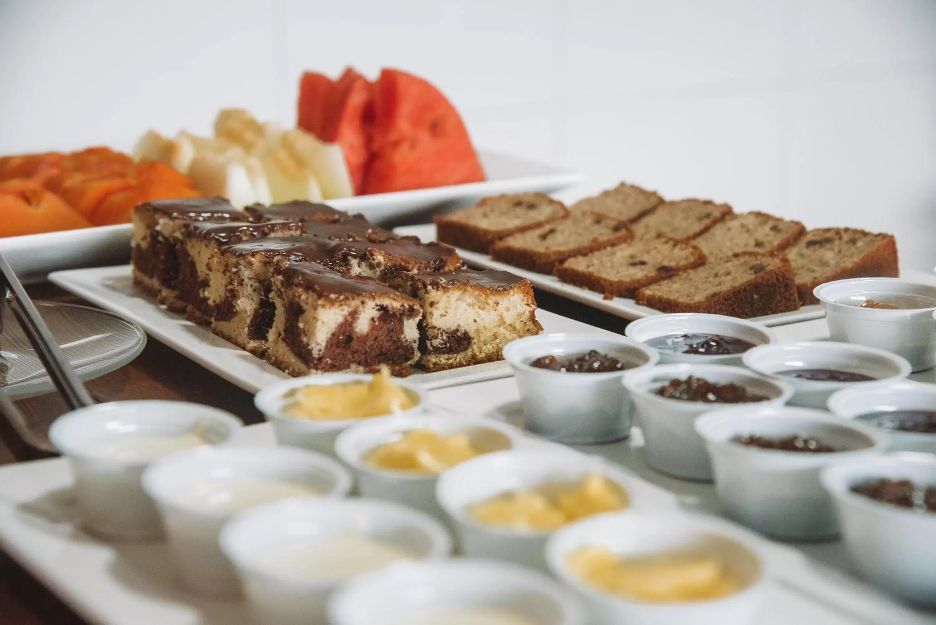 Continental breakfast in Pousada Moquirido