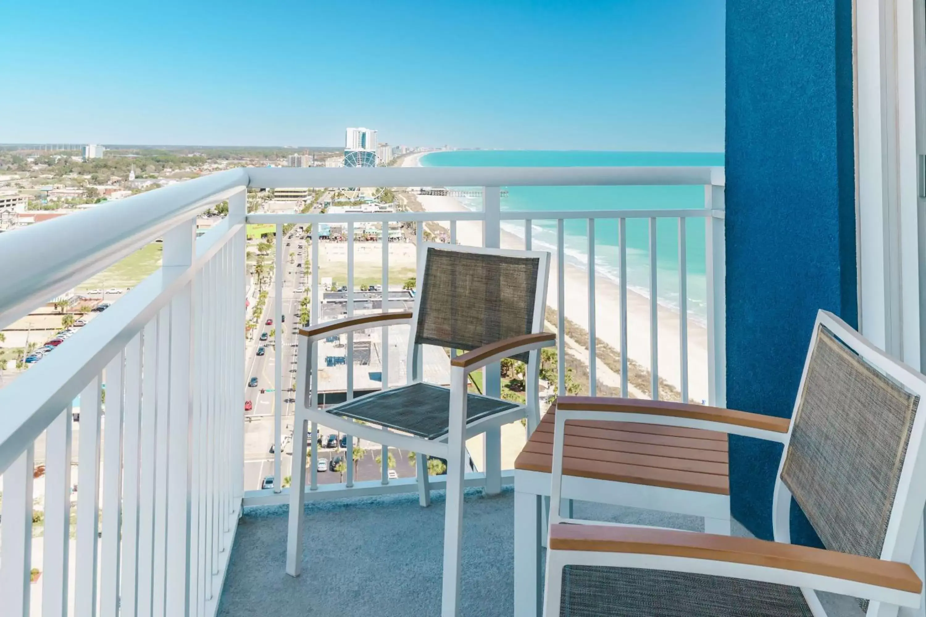 View (from property/room), Balcony/Terrace in Homewood Suites by Hilton Myrtle Beach Oceanfront