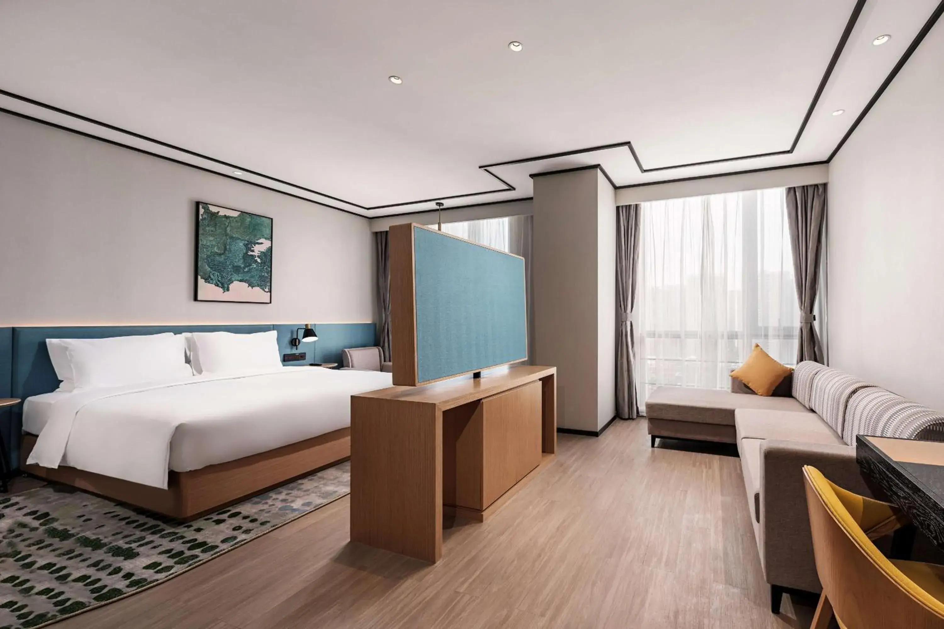 Bed in Hilton Garden Inn Hefei Binhu New District