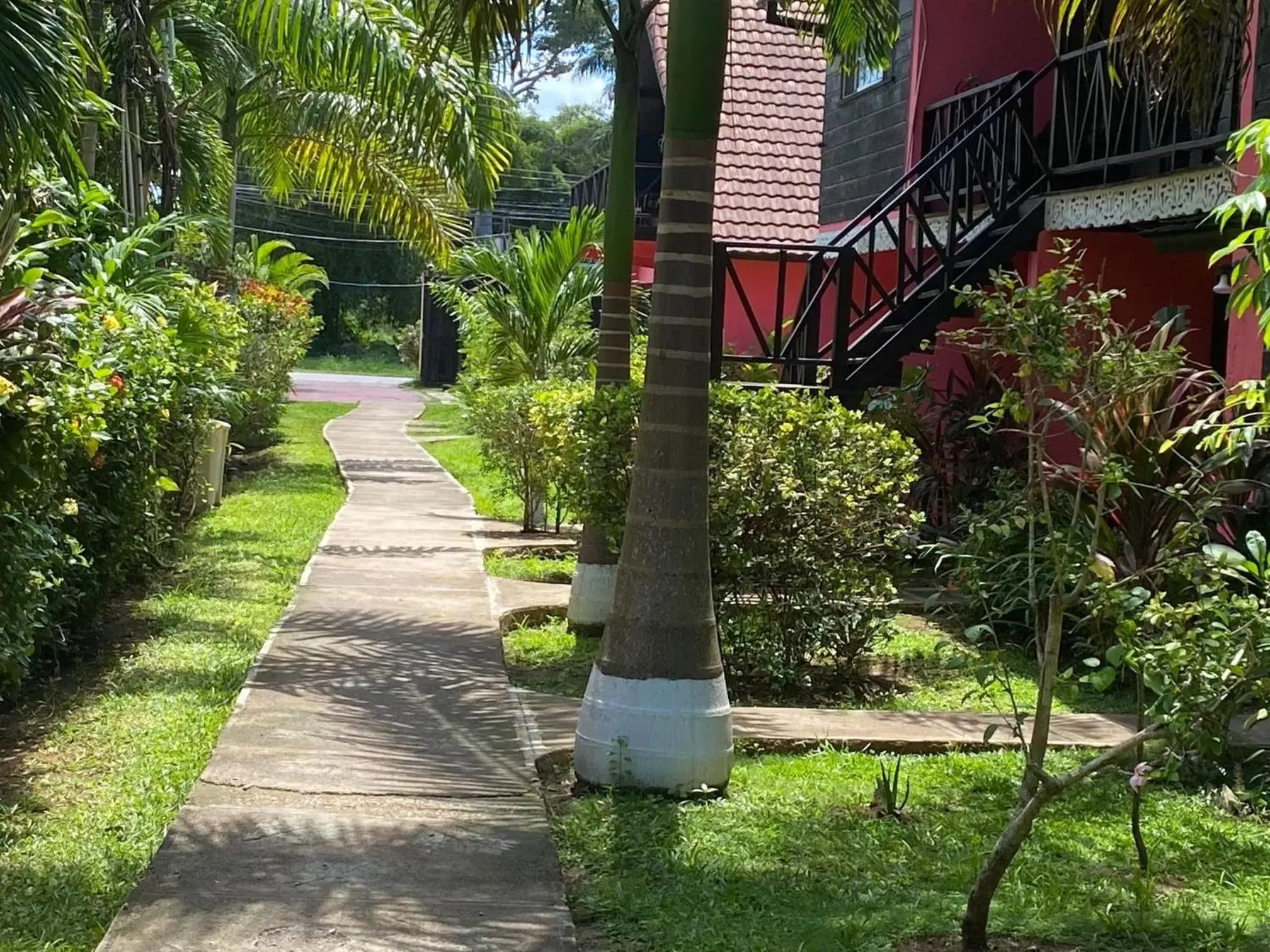 Garden in Secret Cabins at Firefly Beach Cottage