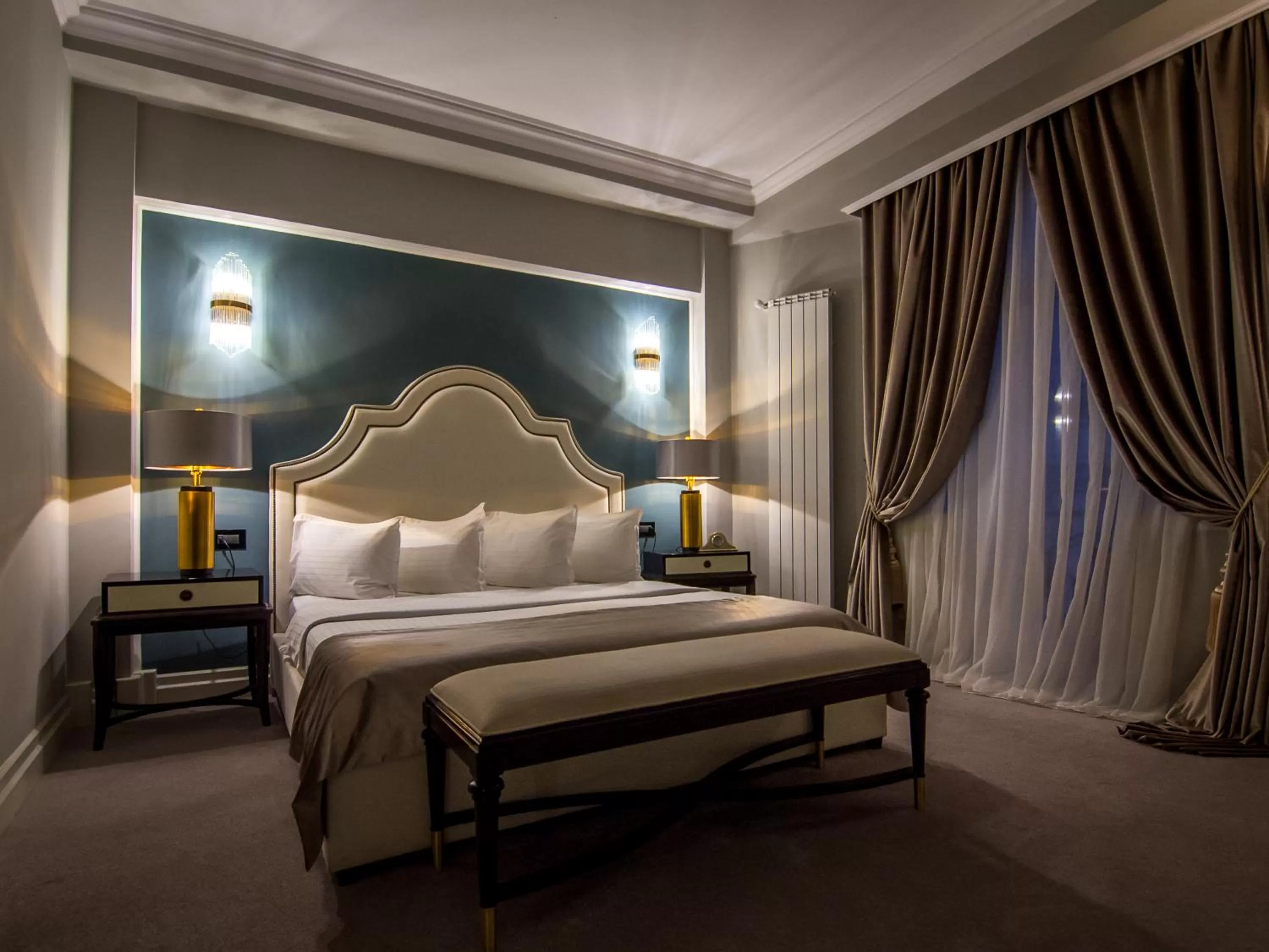 Bed in Hotel Lido by Phoenicia