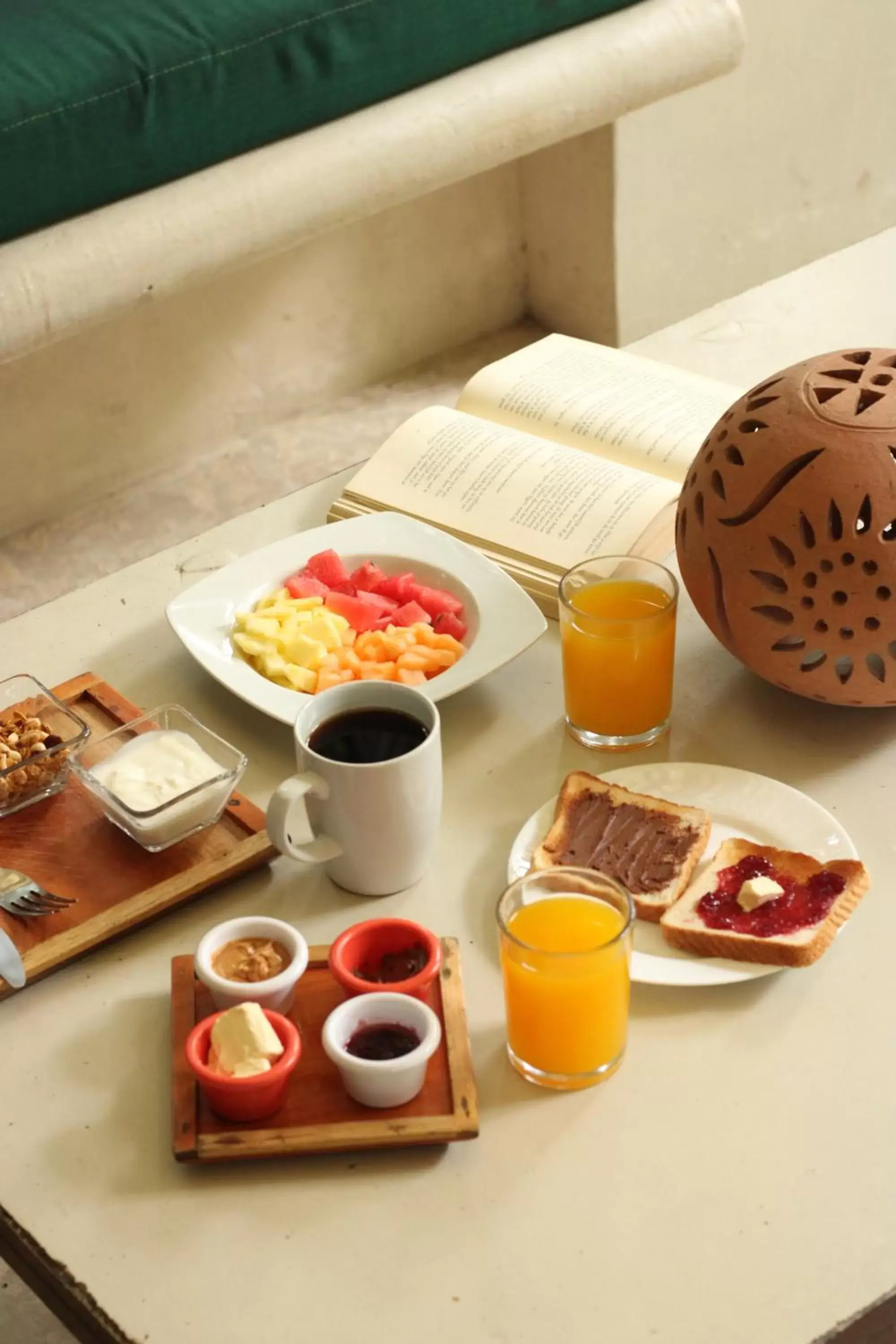 Continental breakfast, Breakfast in Piedra de Agua Palenque