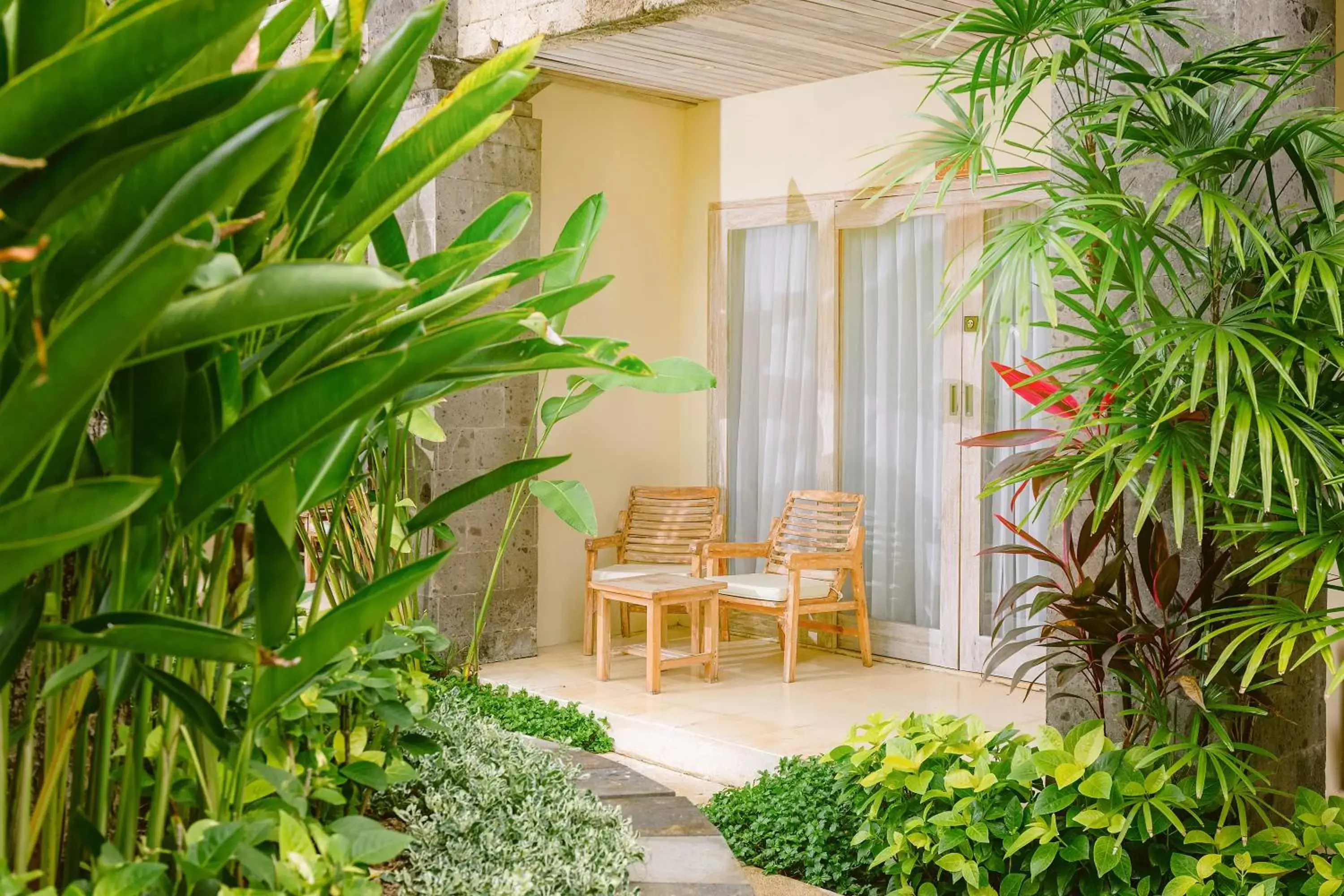 Balcony/Terrace in La Berceuse Resort and Villa Nusa Dua by Taritiya Collection